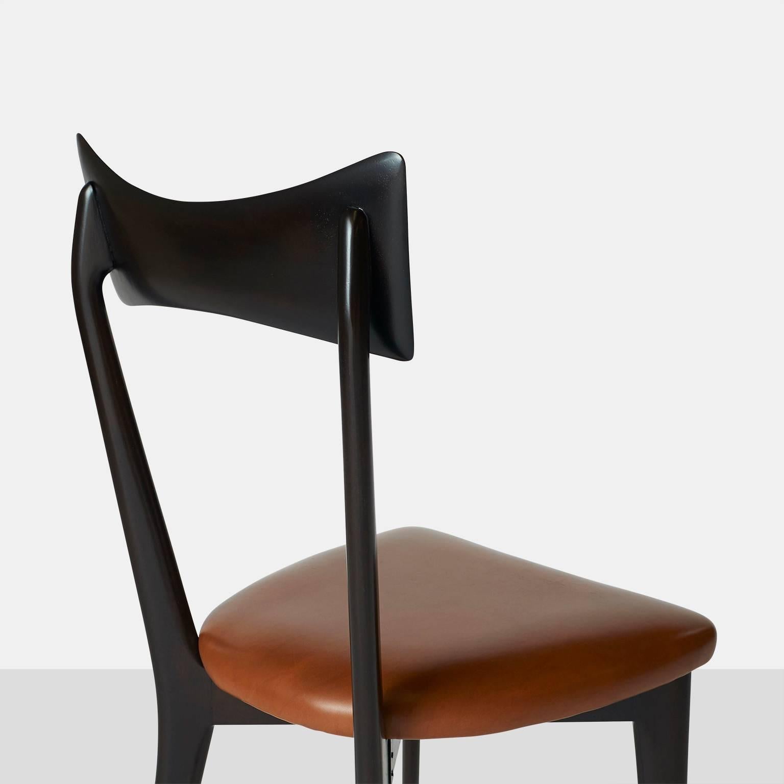 20th Century Set of Six Dining Chairs by Ico Parisi