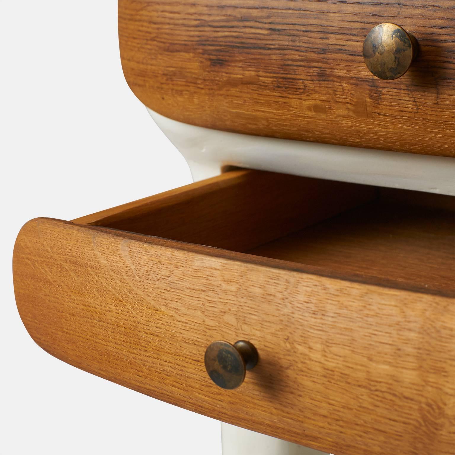 Tall Cabinet in Oak and Hazel by Valentin Loellmann 1