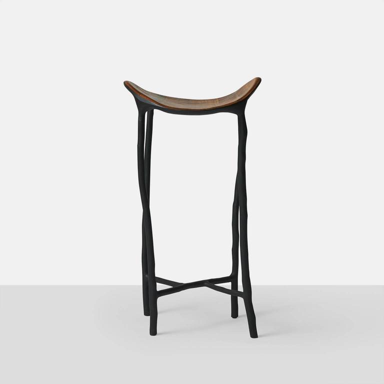 Dutch High Pedestal Table in Oak by Valentin Loellmann For Sale