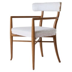Walnut Klismos Armchair by T.H. Robsjohn-Gibbings, c. 1950s