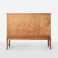 Tall Danish Mahogany Cabinet
