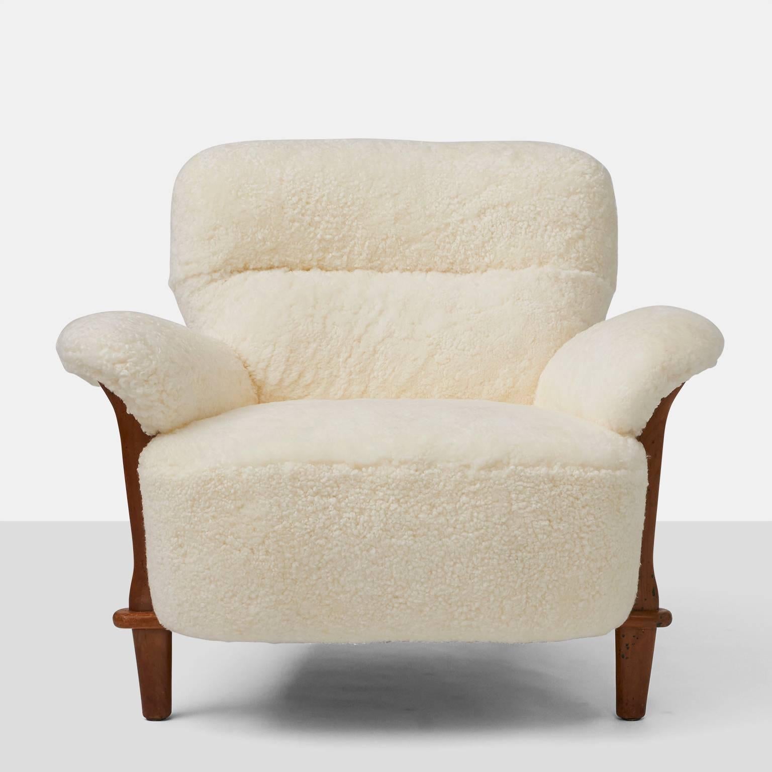Dutch Rare Pair of Lounge Chairs by Theo Ruth