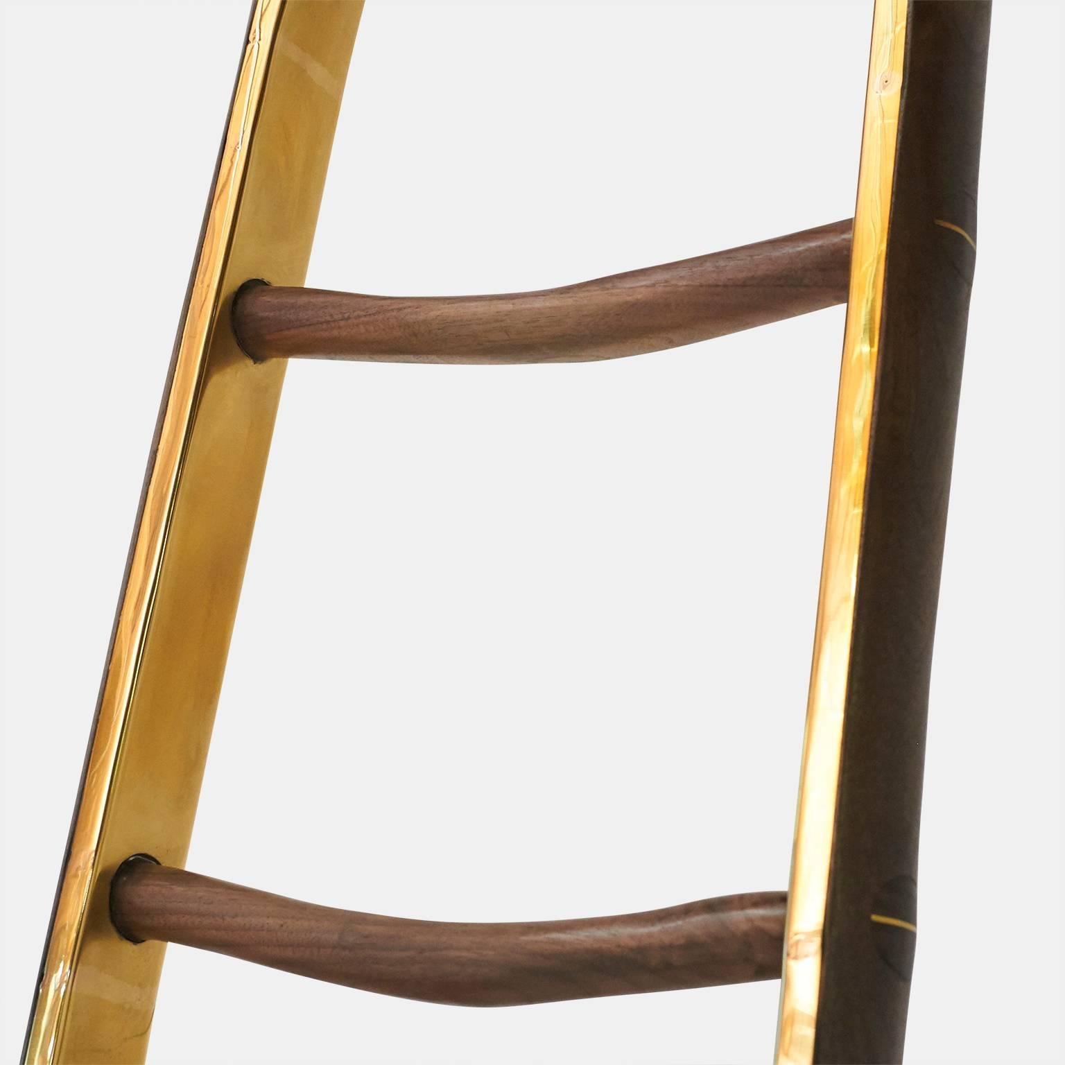 Contemporary Ladder in Brass by Valentin Loellmann