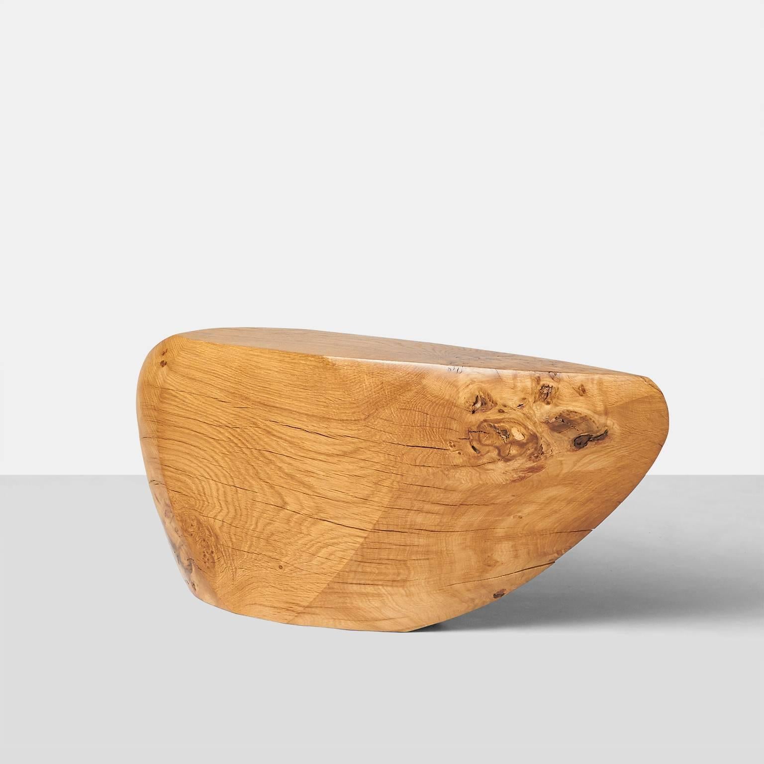 A bench or coffee table made by German artist Kaspar Hamacher from a solid piece of oak. All oak used is from naturally fallen trees. Almond and Co. is the exclusive gallery in the US to represent Kaspar Hamacher.
Netherlands, circa 2016.