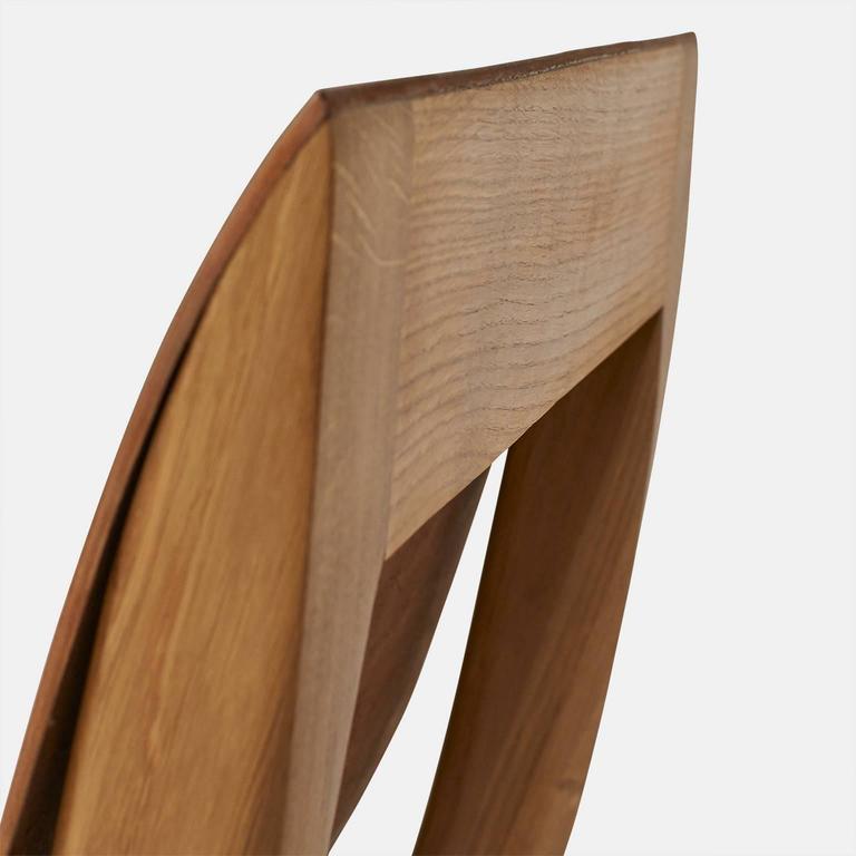 Leather Side Chair by Kaspar Hamacher For Sale