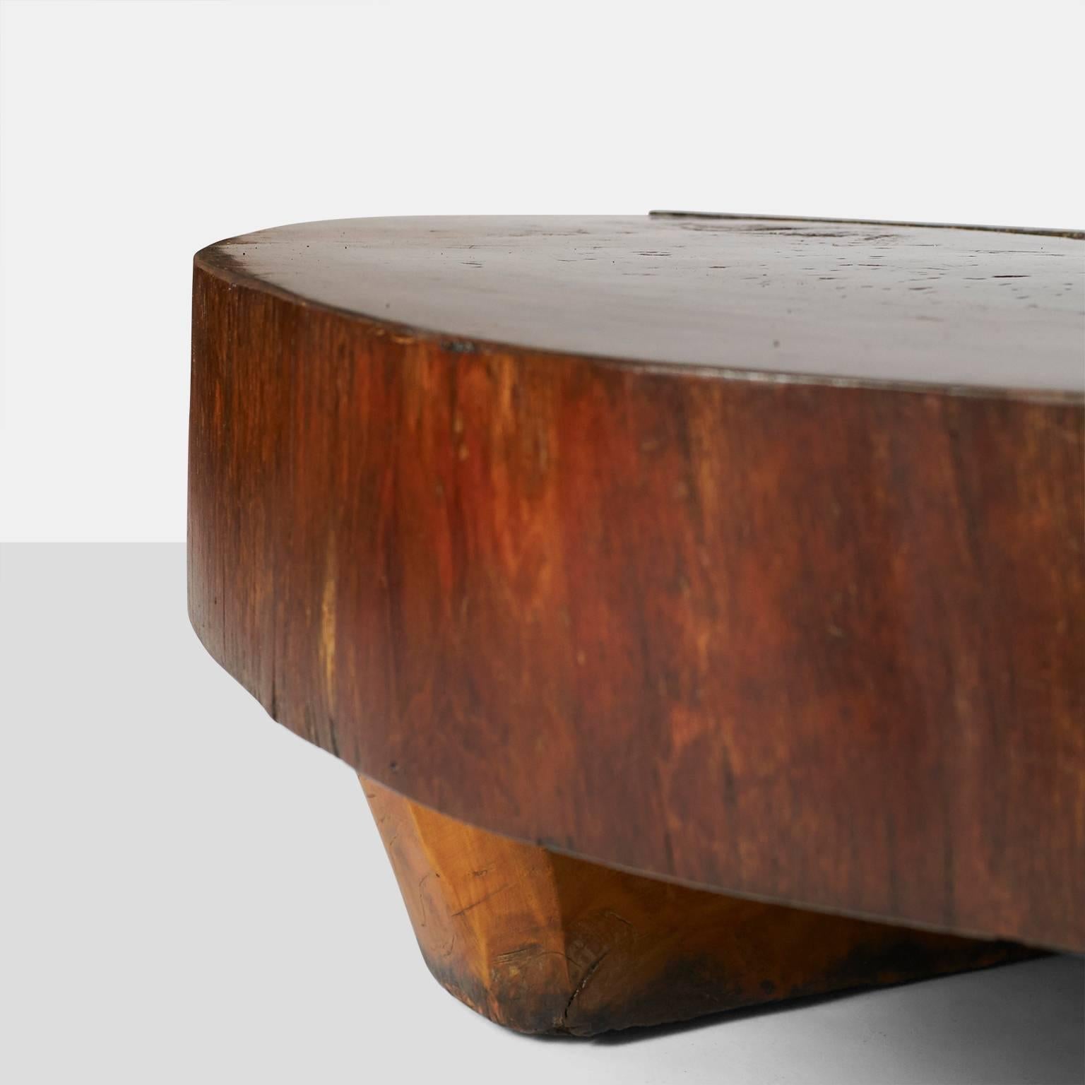 Hardwood Tronco Coffee Table by Jose Zanine Caldas