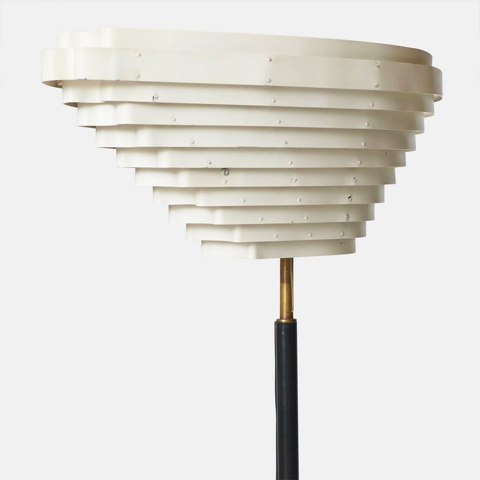 Enameled Floor Lamp by Alvar Aalto Model #A805