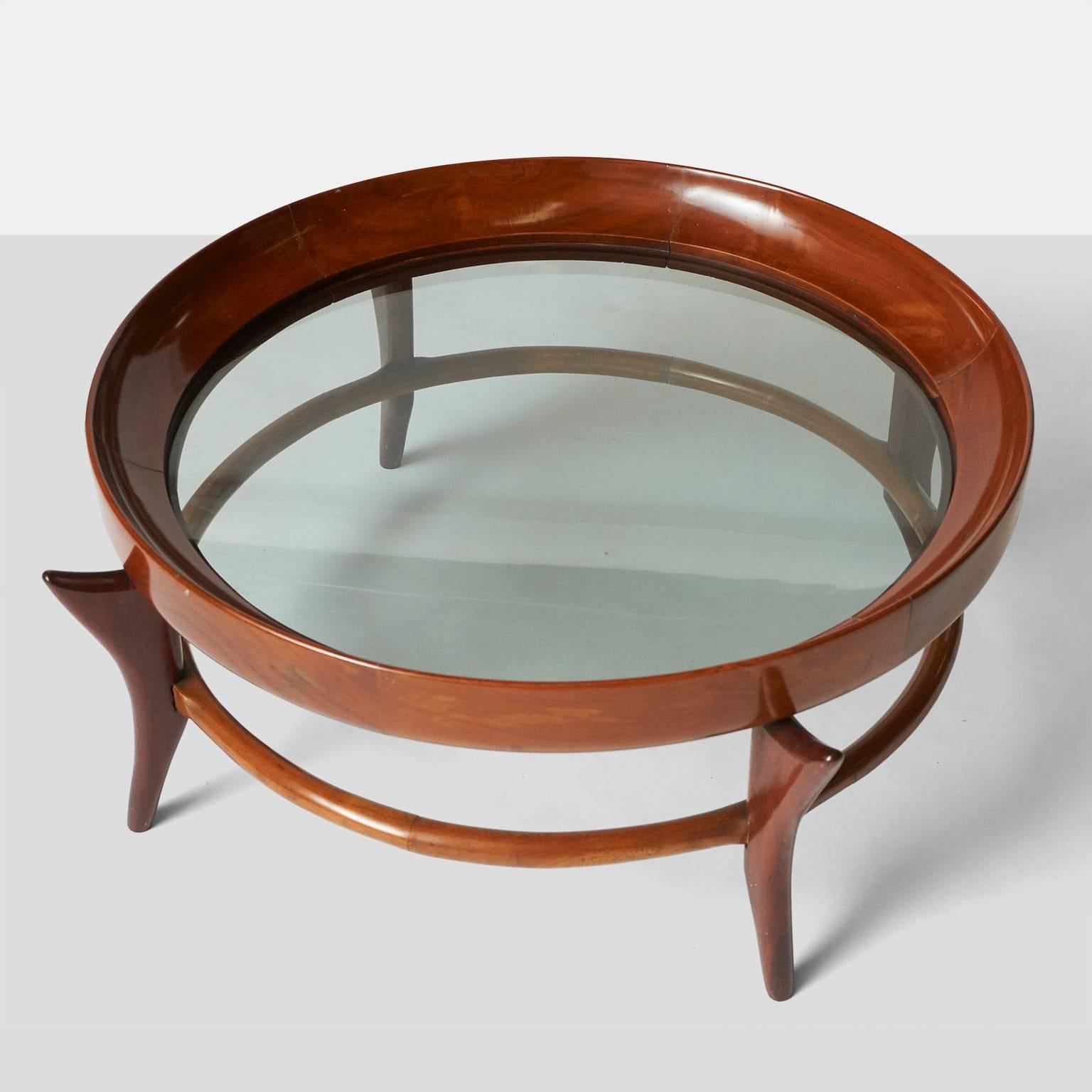 Mid-Century Modern Table basse Maracana de Giuseppe Scapinelli en vente