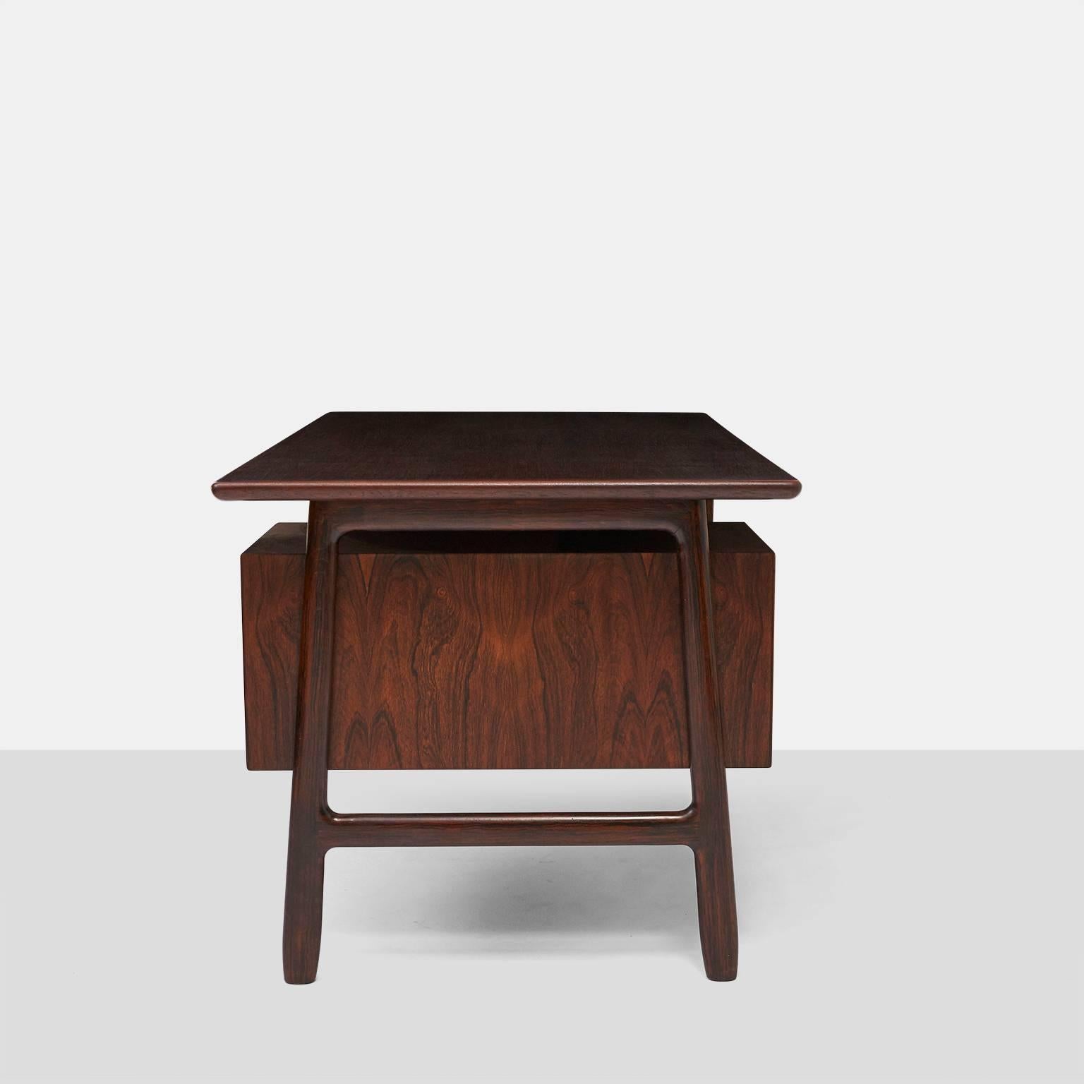 Mid-Century Modern Executive Desk by Omann Jun