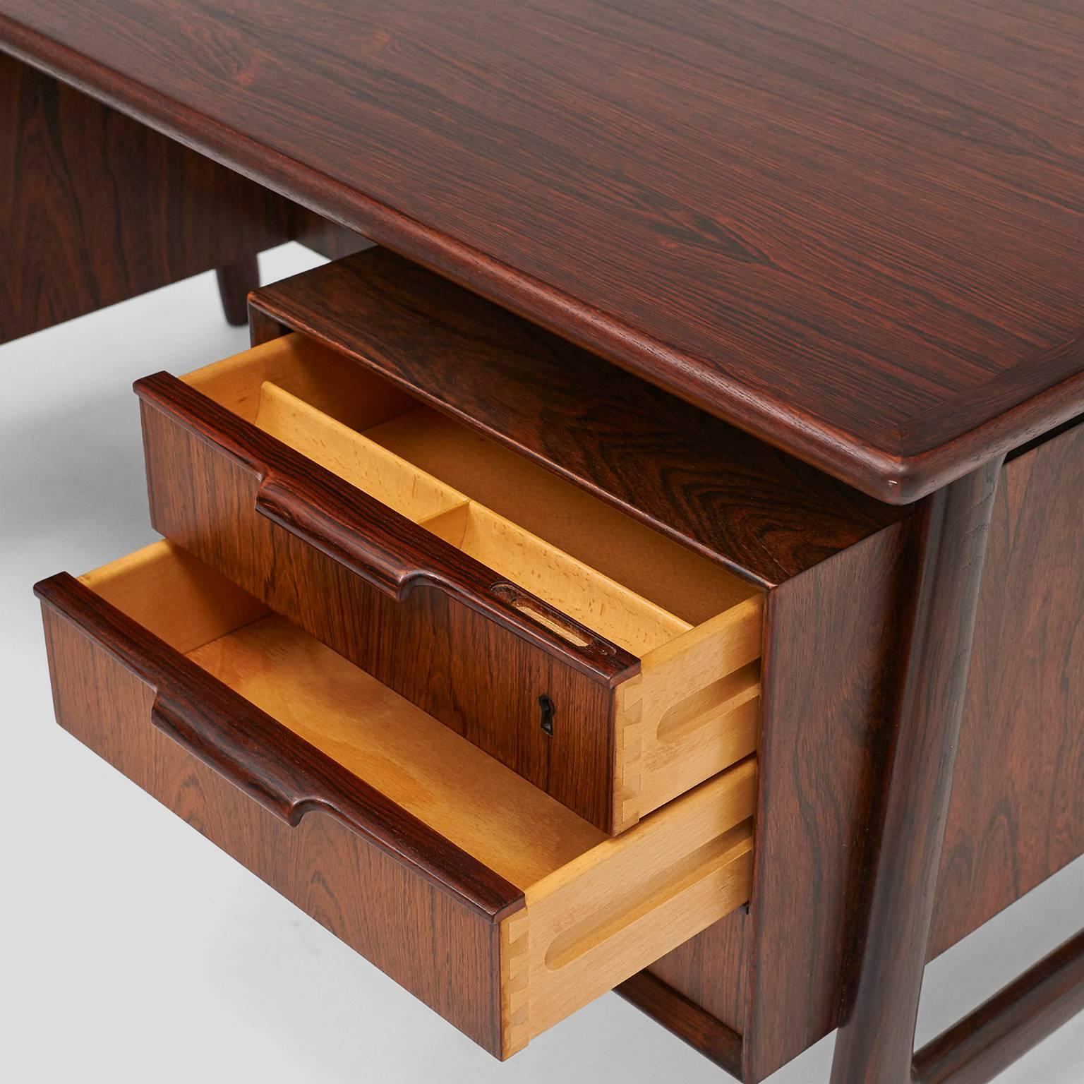 Rosewood Executive Desk by Omann Jun