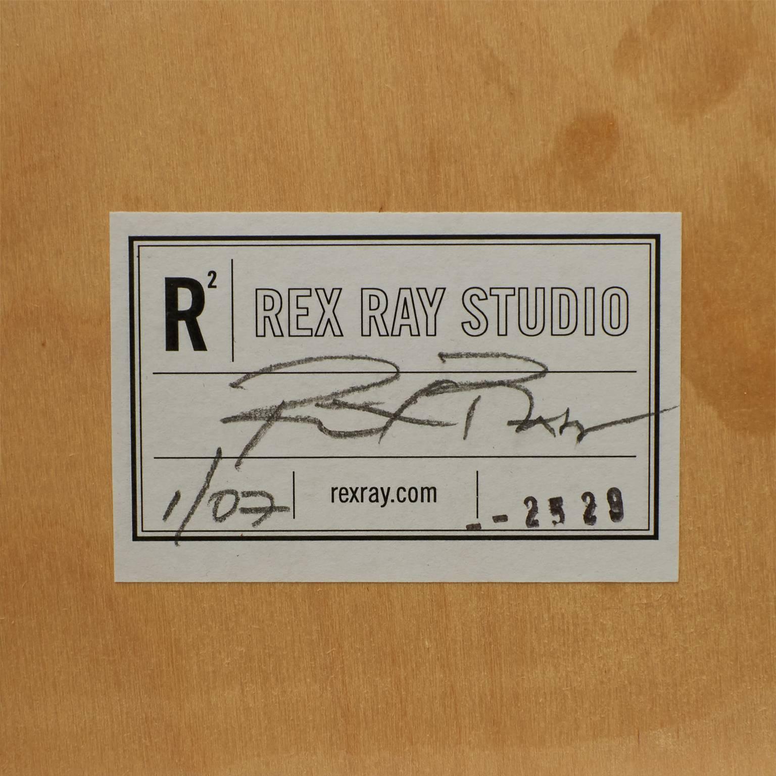 Américain Techniques mixtes et collage de résine de Rex Ray en vente