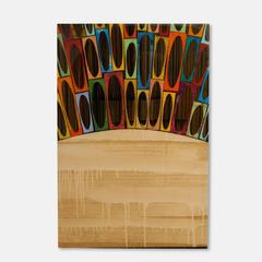 Collage aus Mischtechnik und Harz von Rex Ray