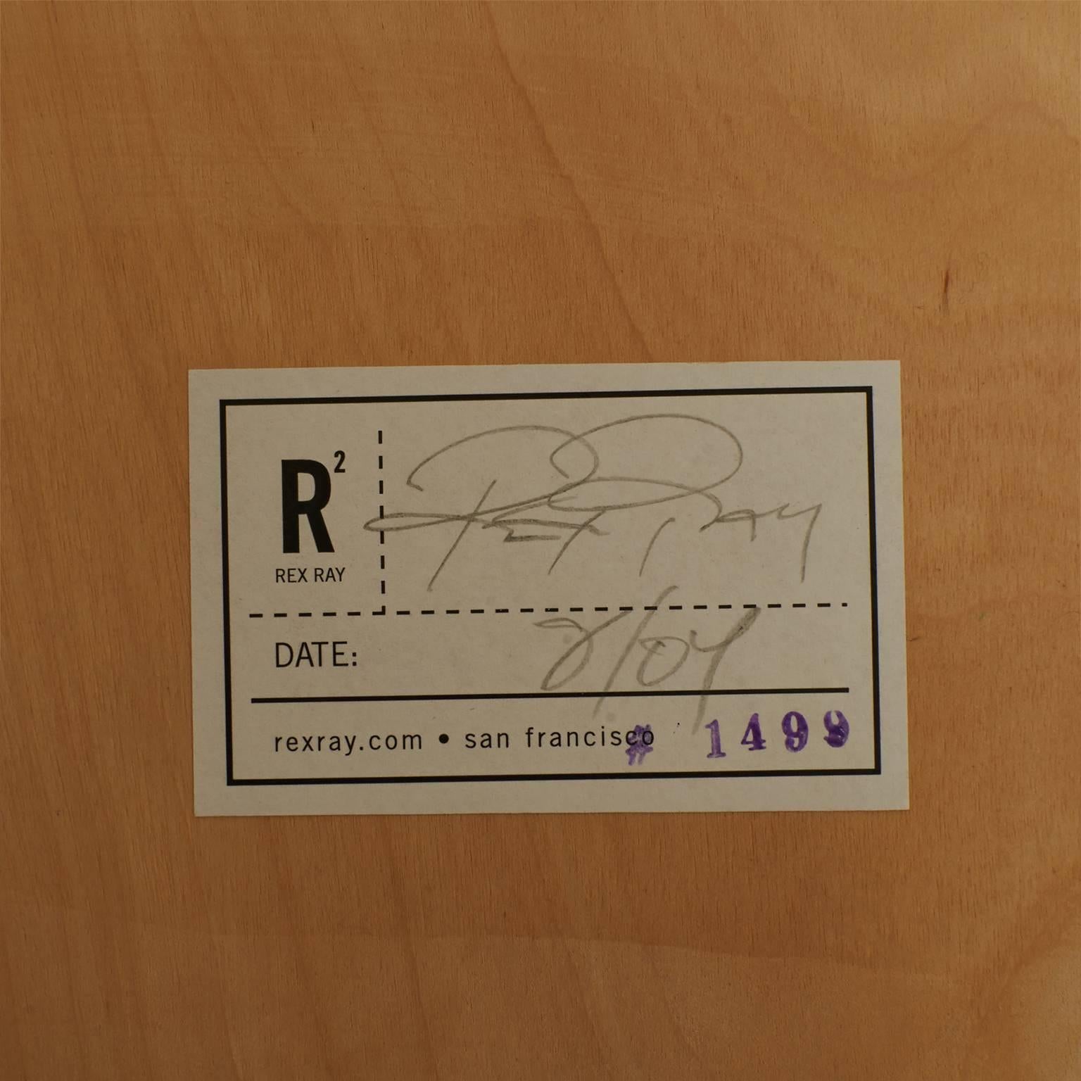 Techniques mixtes et collage de résine de Rex Ray Excellent état - En vente à San Francisco, CA