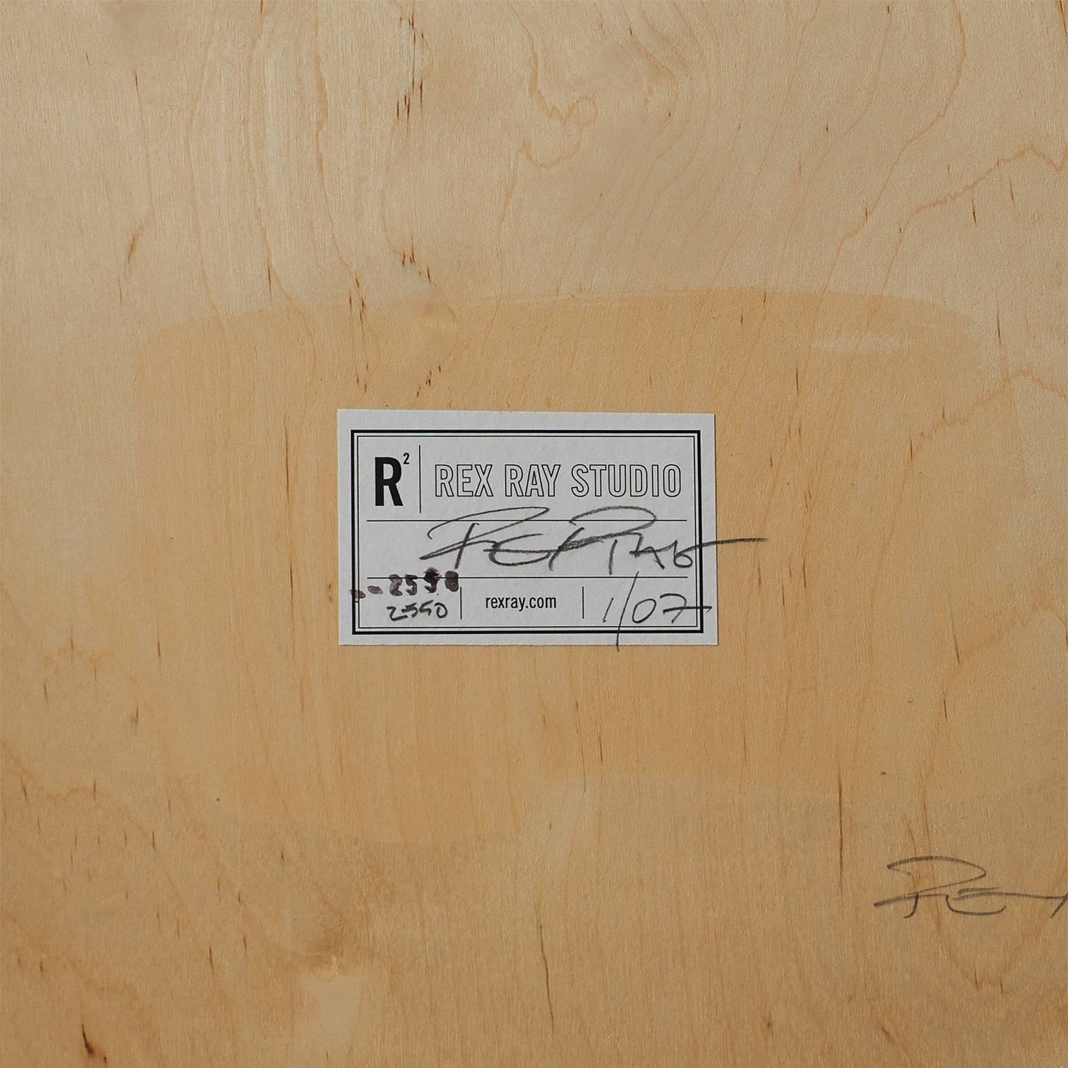 Techniques mixtes et collage de résine de Rex Ray Bon état - En vente à San Francisco, CA