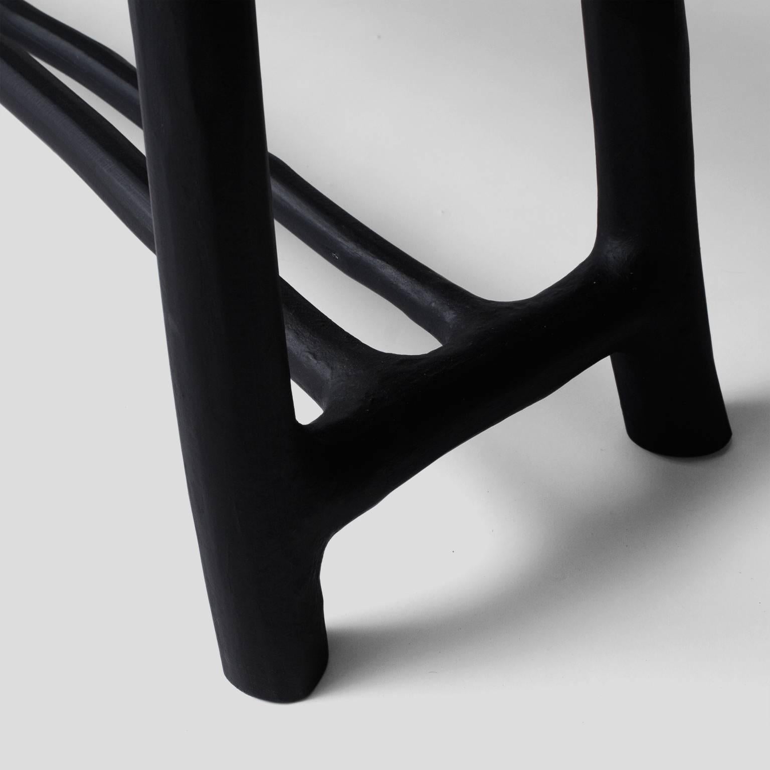 Contemporary Bench In Oak and Hazel by Valentin Loellmann