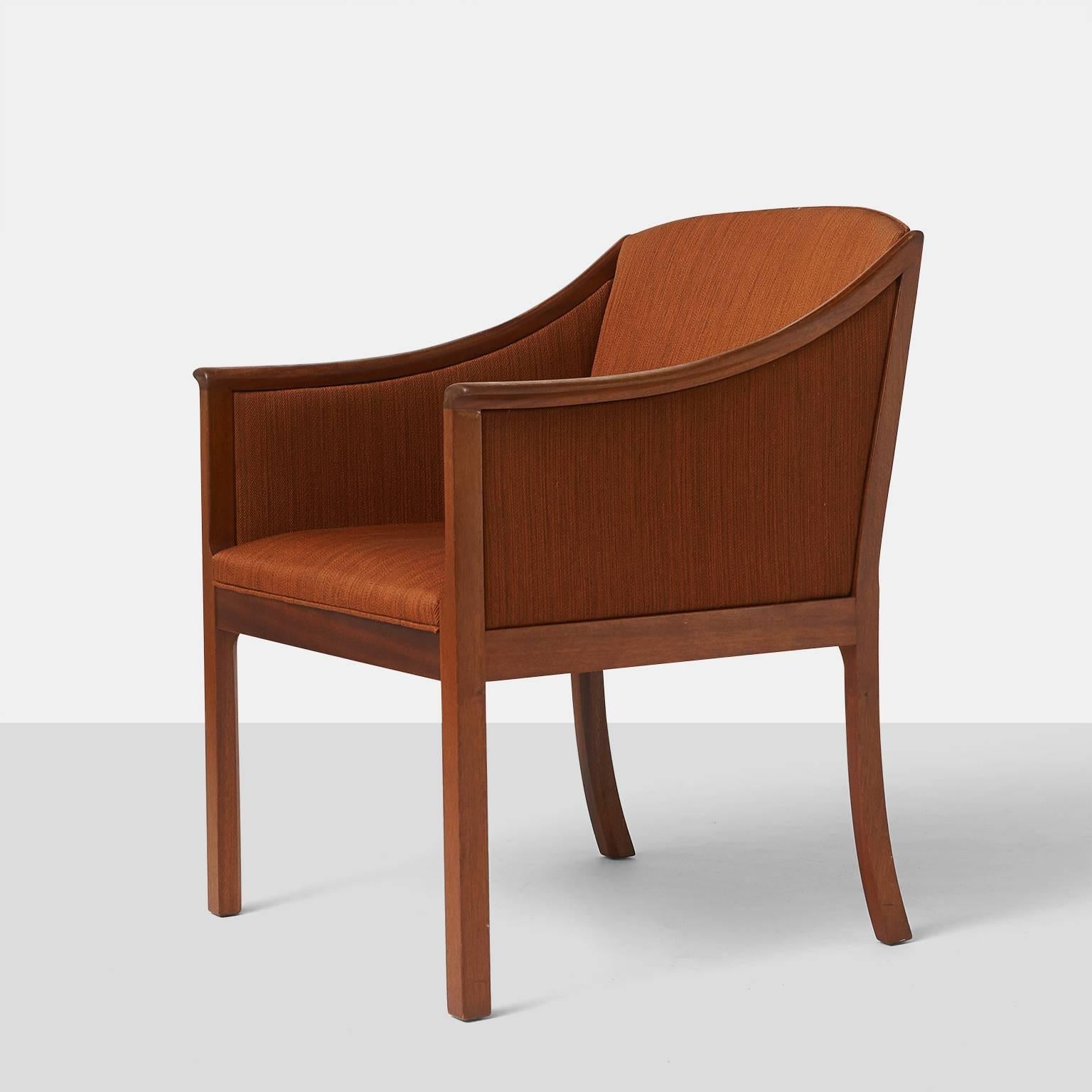 Scandinavian Modern Pair of Lounge Chairs by Ole Wanscher