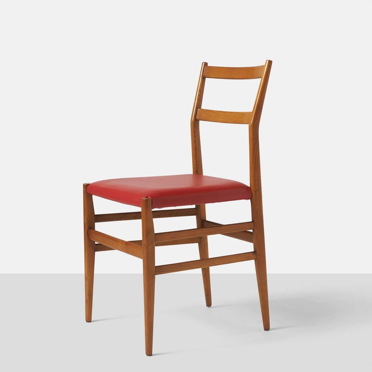 Mid-Century Modern Leggera Chairs by Gio Ponti for Cassina