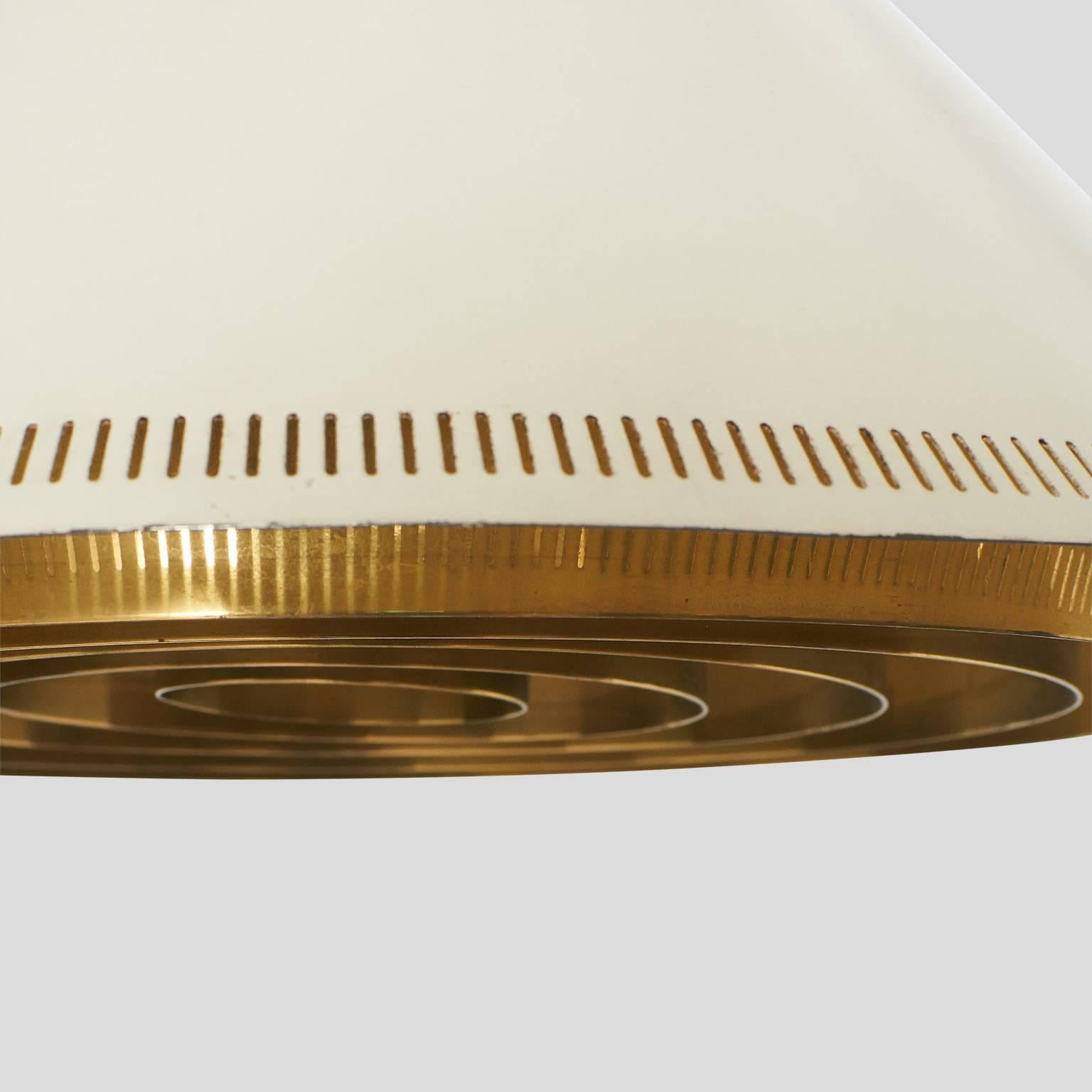 Enameled Ceiling Light by Paavo Tynell