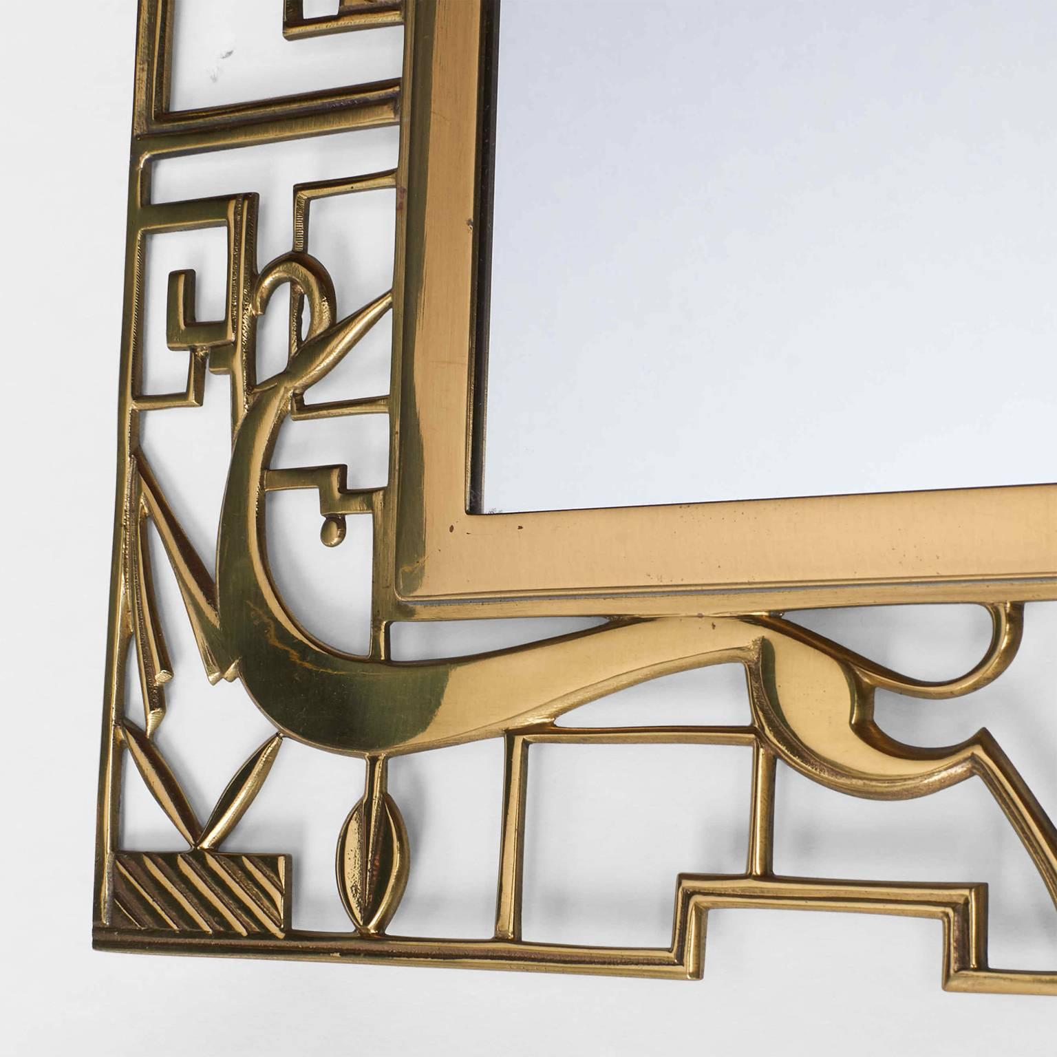 Austrian Karl Hagenauer Mirror for Werkstate Hagenauer