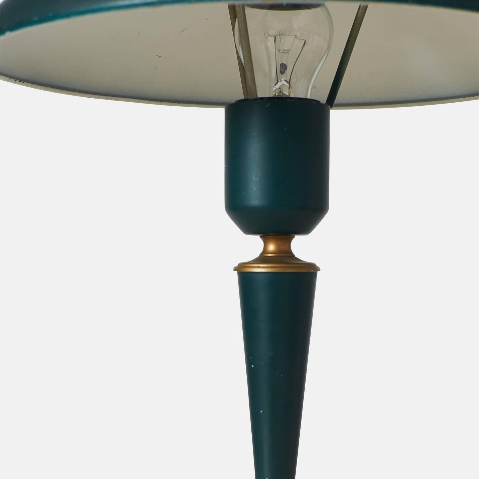 Lacquered Table Lamp by Louis Kalff