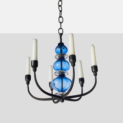 Chandelier with Six Arms by Erik Hoglund