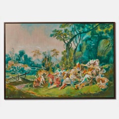 Painting by Julian Burgos