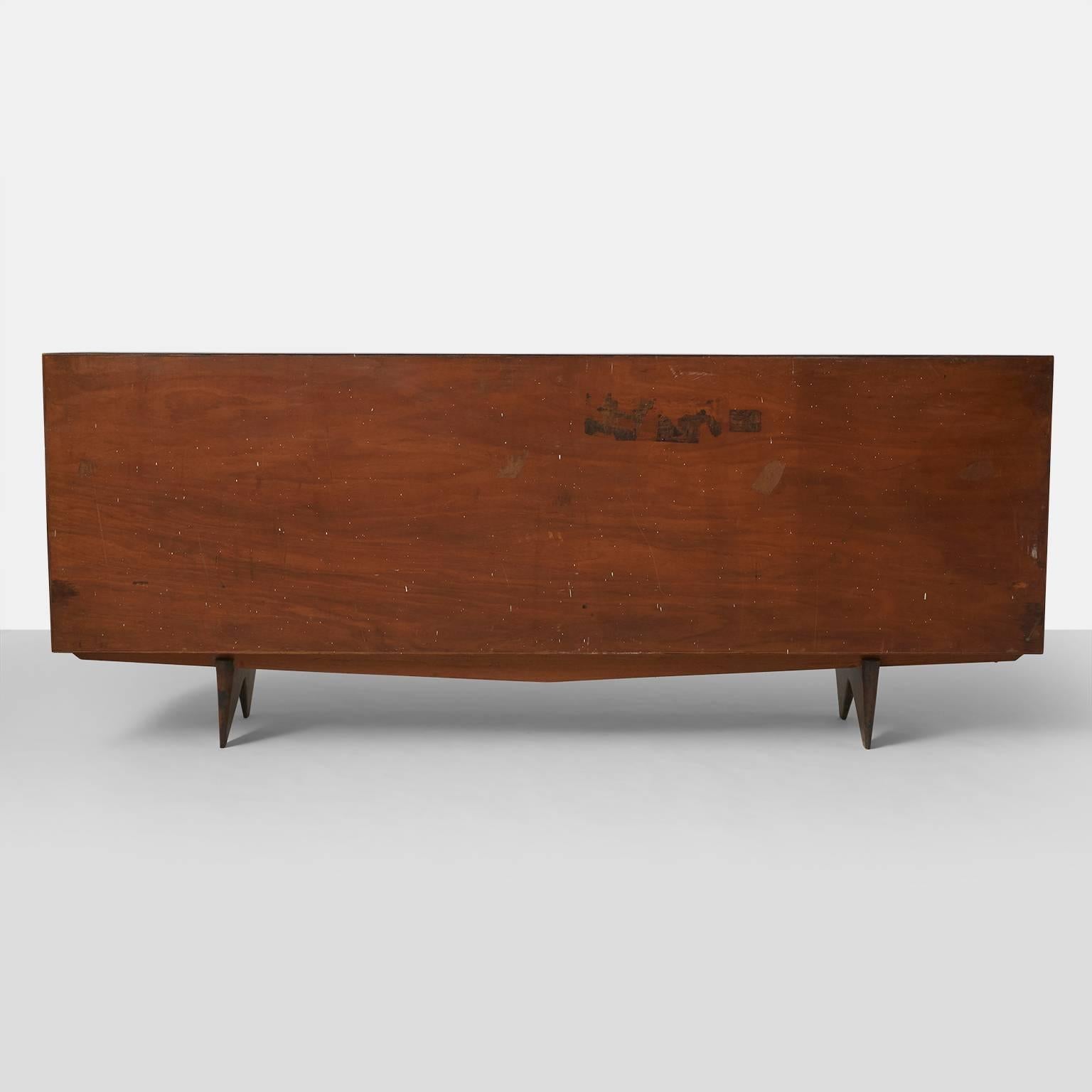 Hand-Crafted Rosewood Credenza by Martin Eisler