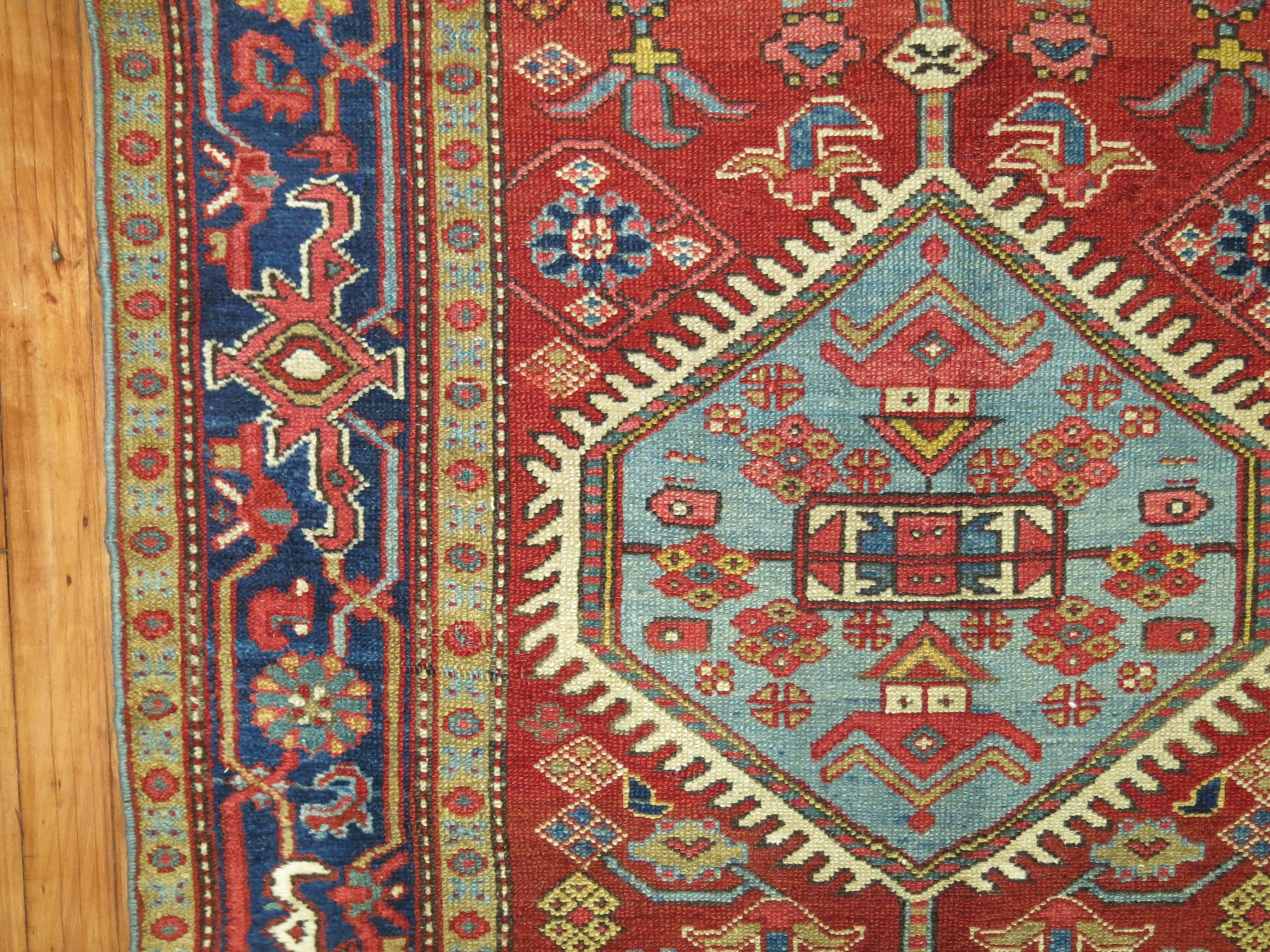 Persian Serapi Runner In Excellent Condition In New York, NY
