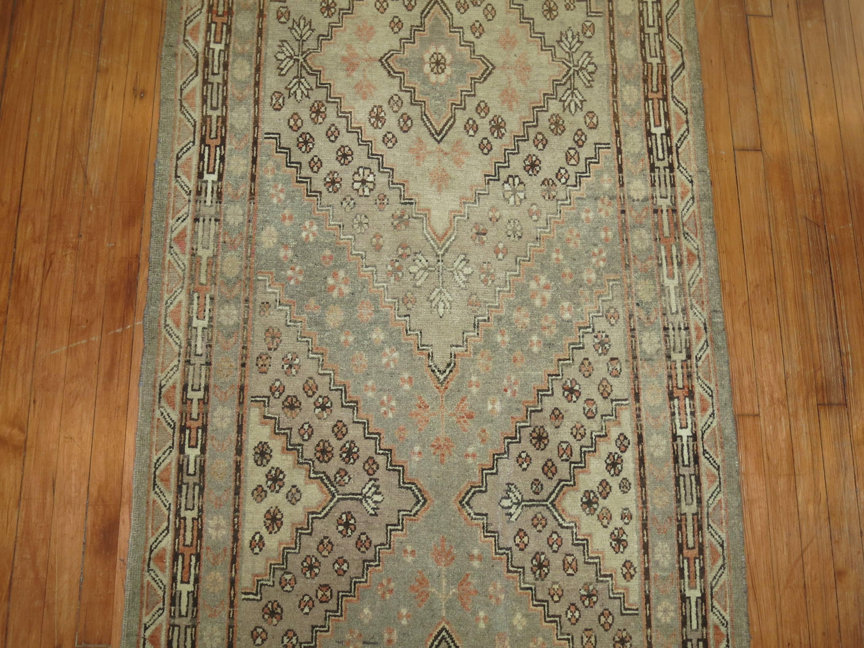 Rare Set of Antique Khotan Runners each measuring over 33 ft long 1