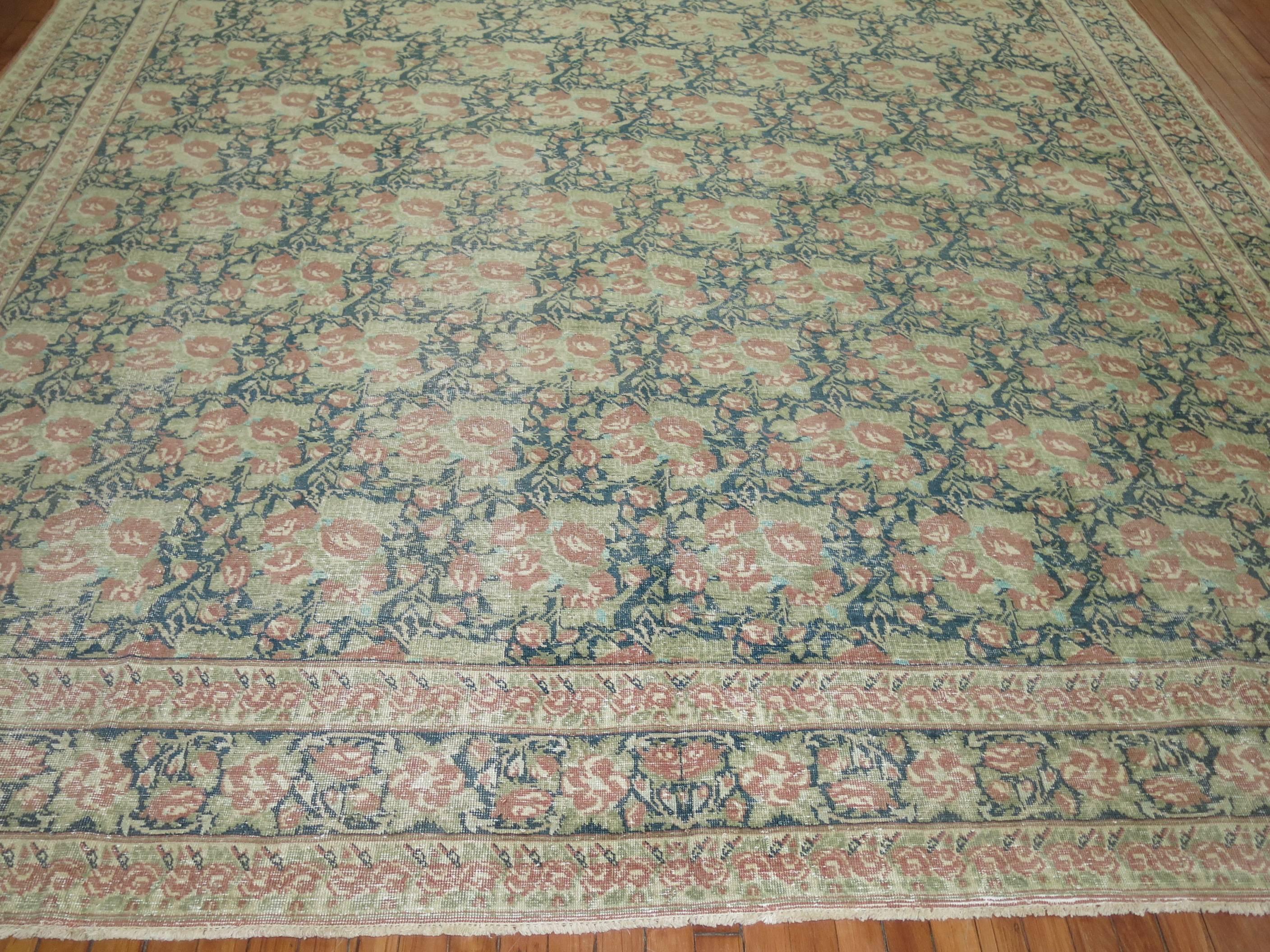 Bessarabian Vintage European Carpet For Sale
