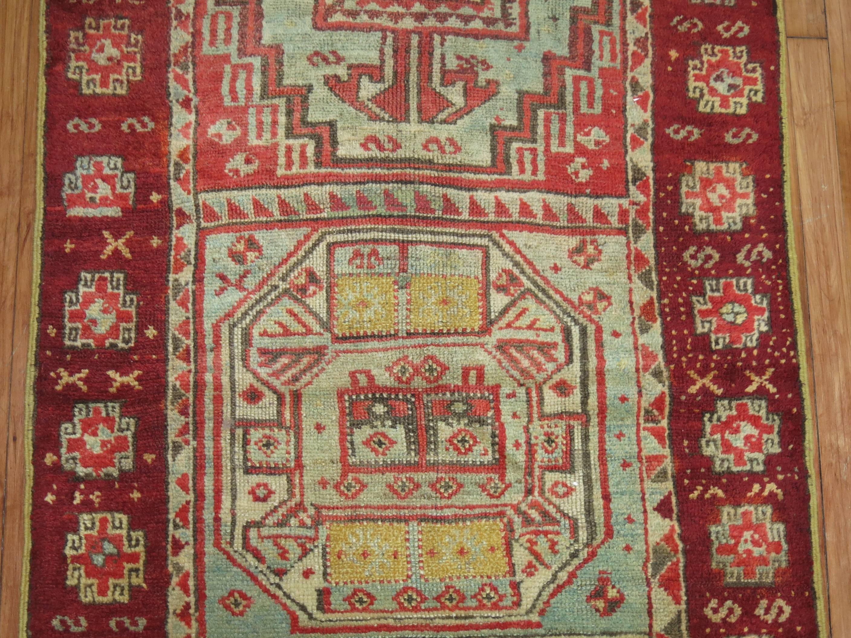 Turkish Anatolian Runner In Good Condition In New York, NY