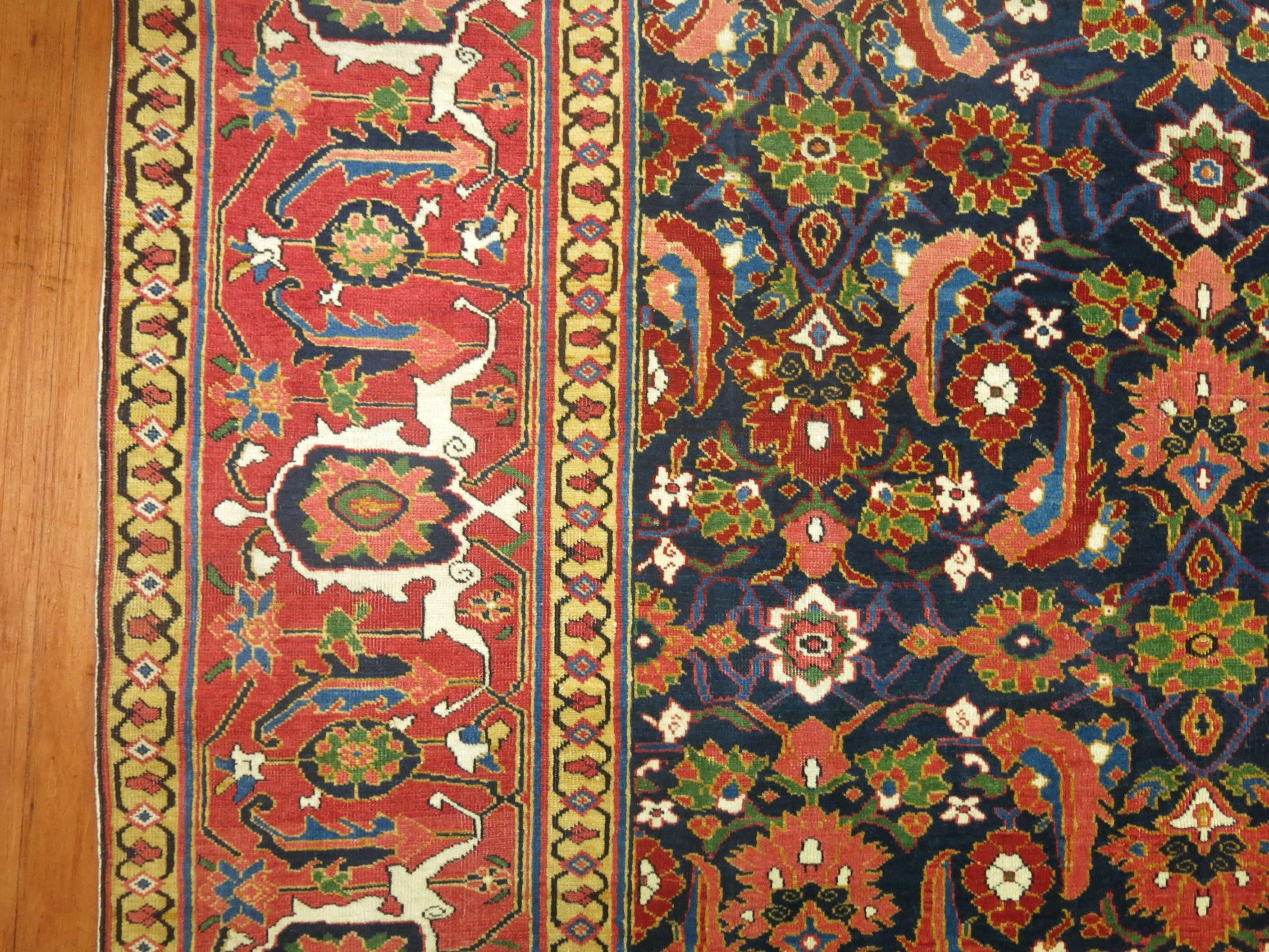 Antiker russischer kaukasischer Baku-Teppich (Kasachisch) im Angebot