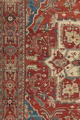 Oversize Antique Persian Heriz Carpet