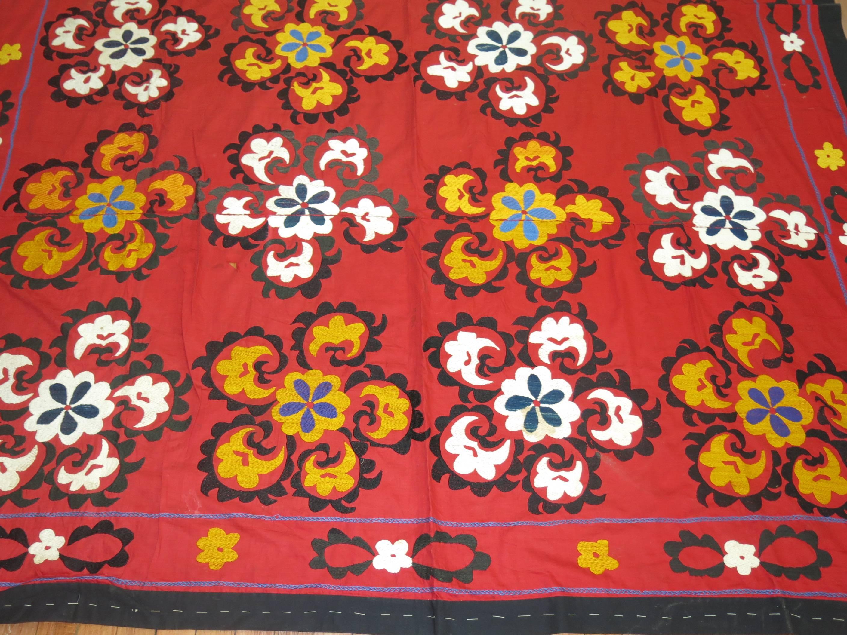 20th Century Turkish Embroidery Textile