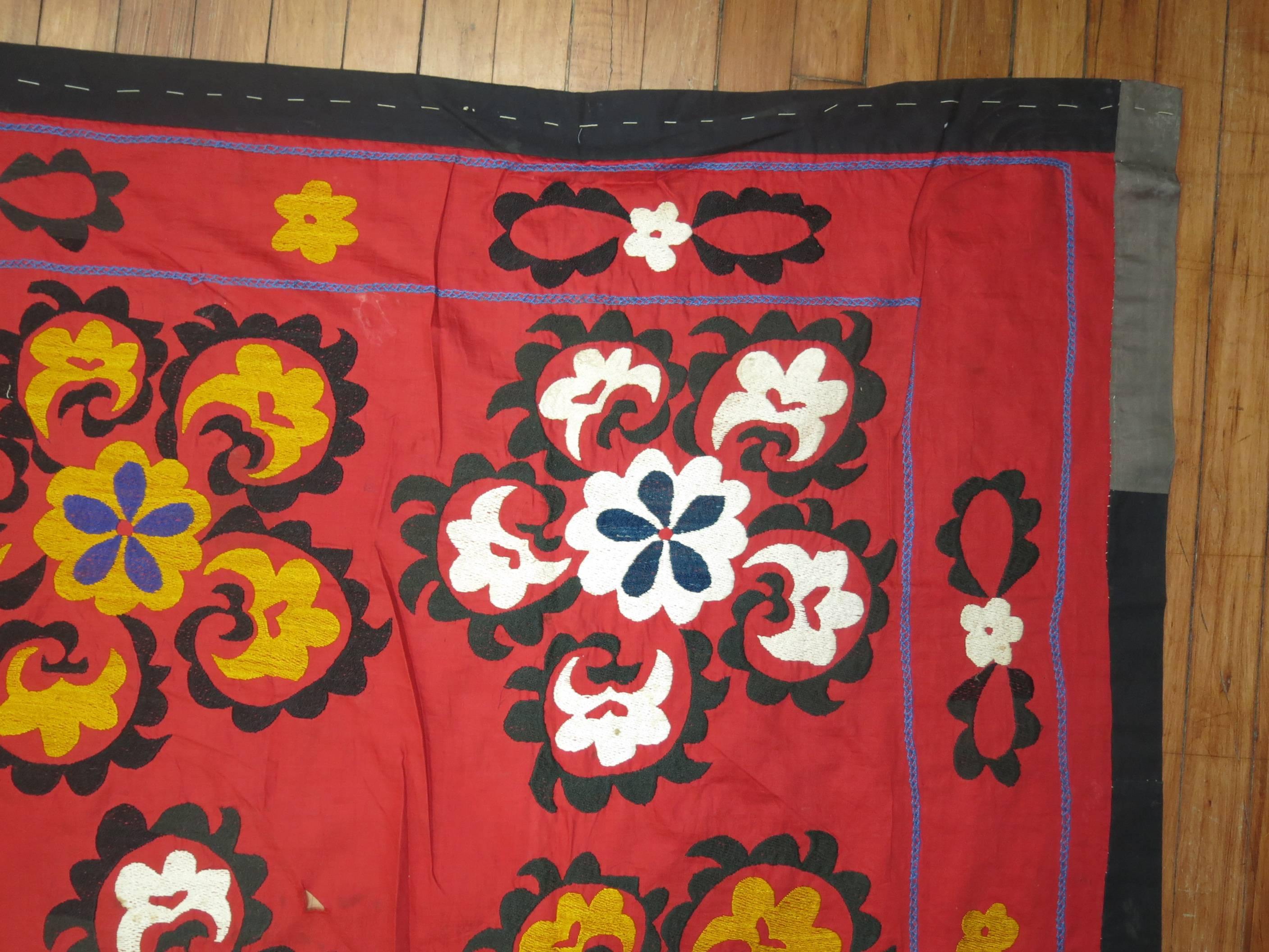 Turkish Embroidery Textile In Excellent Condition In New York, NY