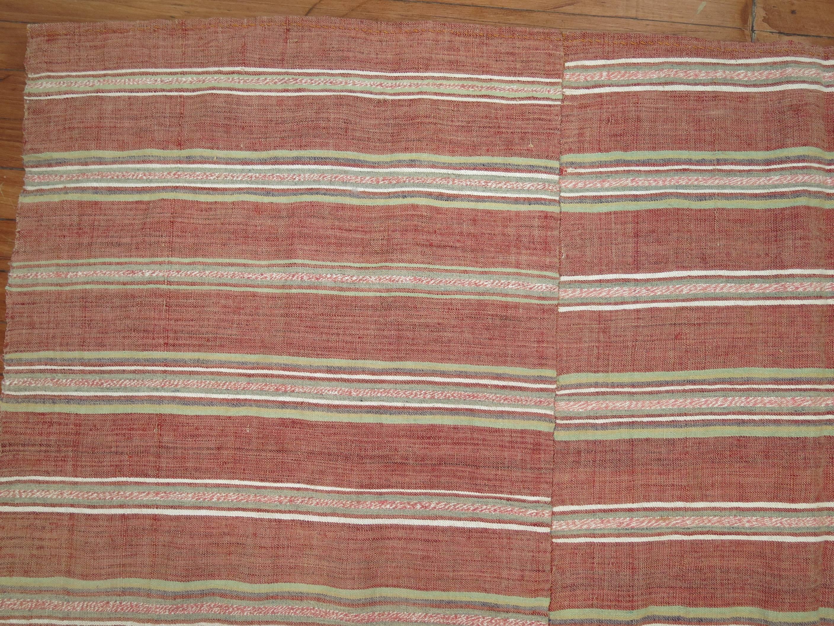 Turkish Textile Flat-Weave In Excellent Condition In New York, NY