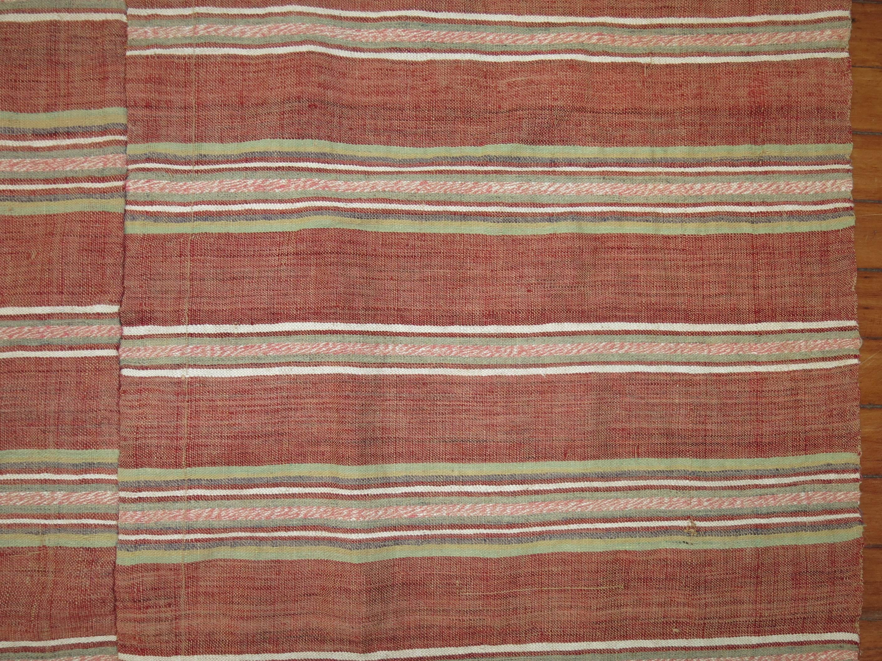 20th Century Turkish Textile Flat-Weave