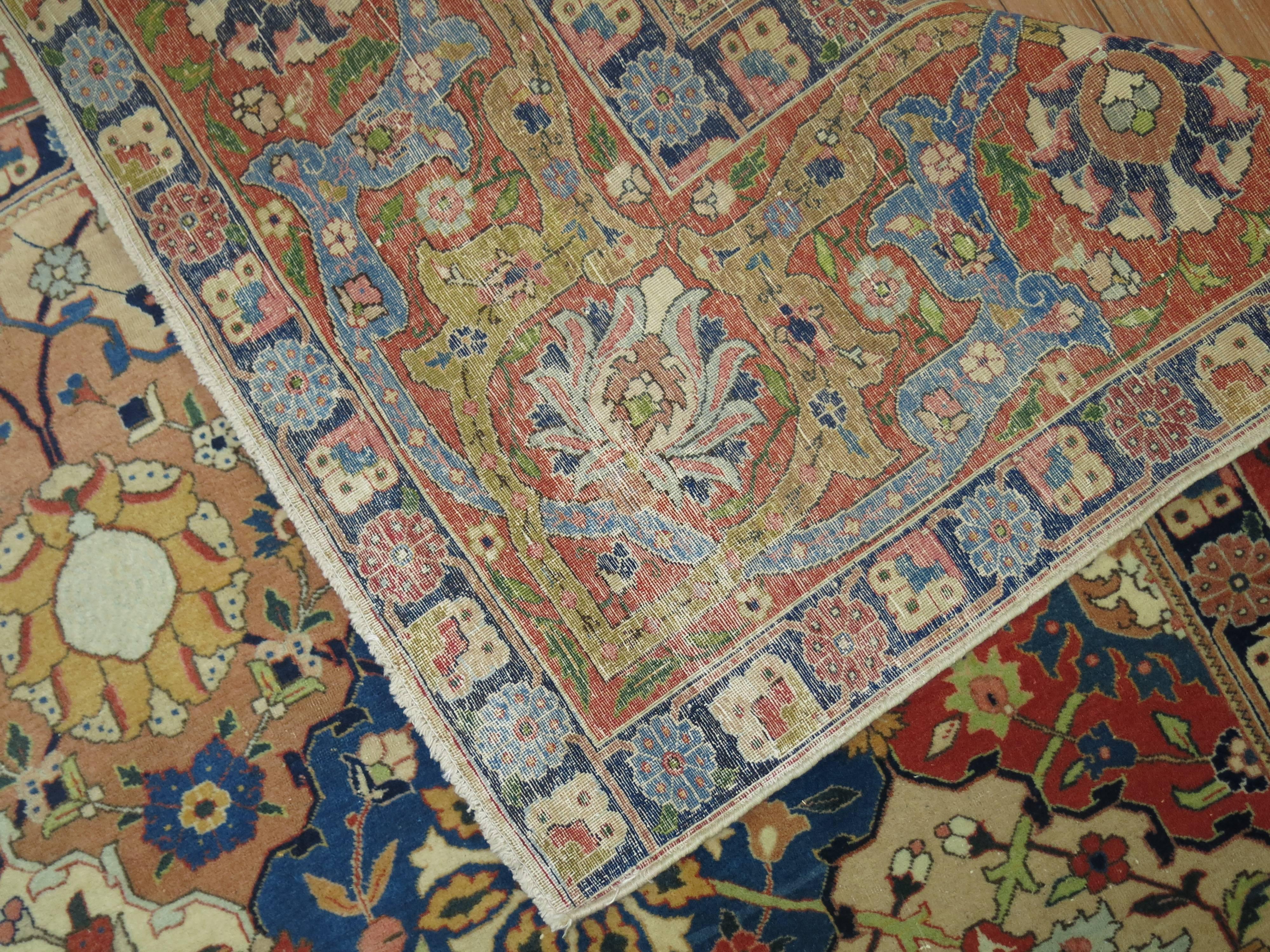 Antique Petag Tabriz Carpet 5