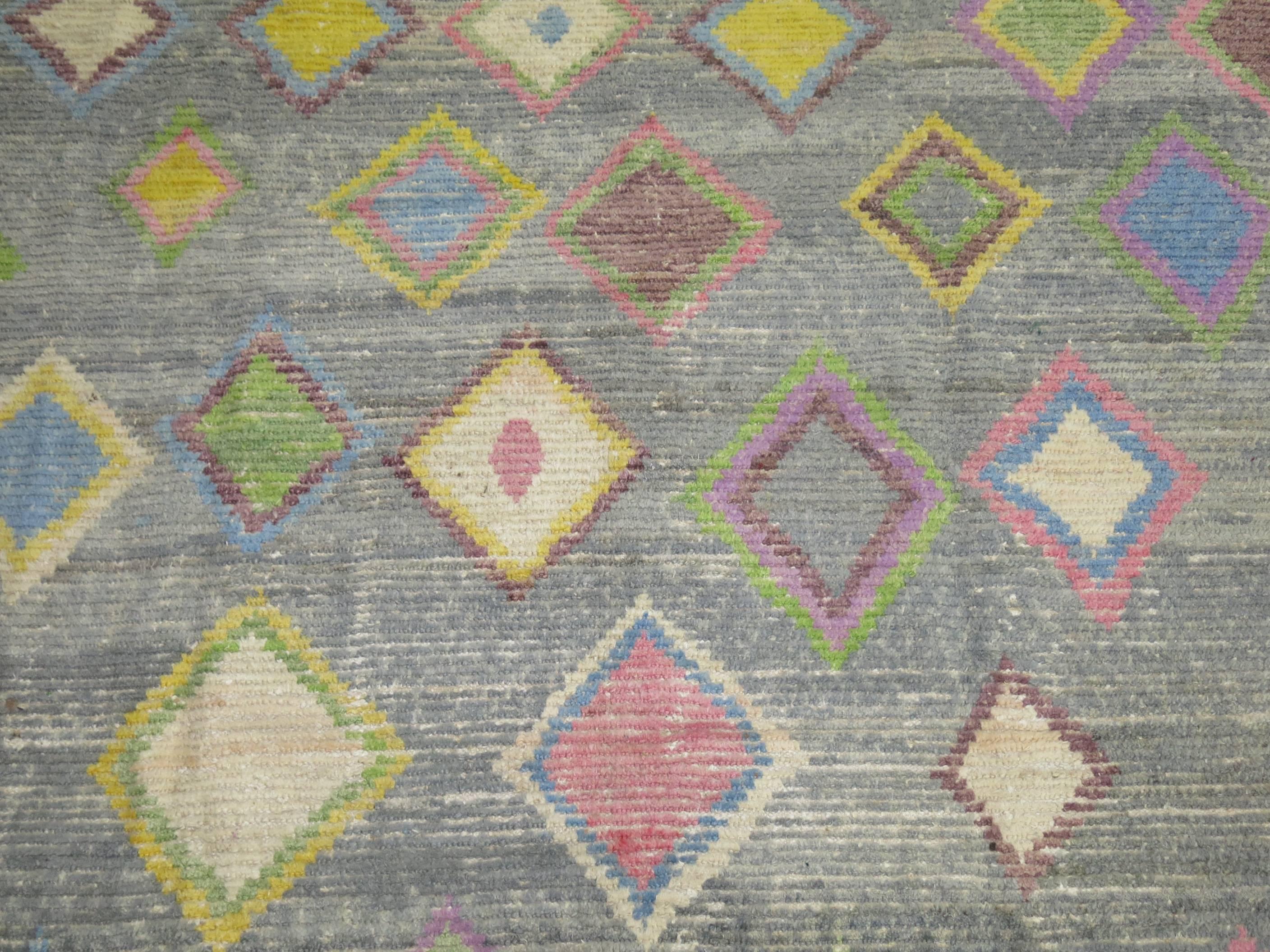 Zabihi Collection Vintage Inspired Turkish Tulu Rug For Sale 4