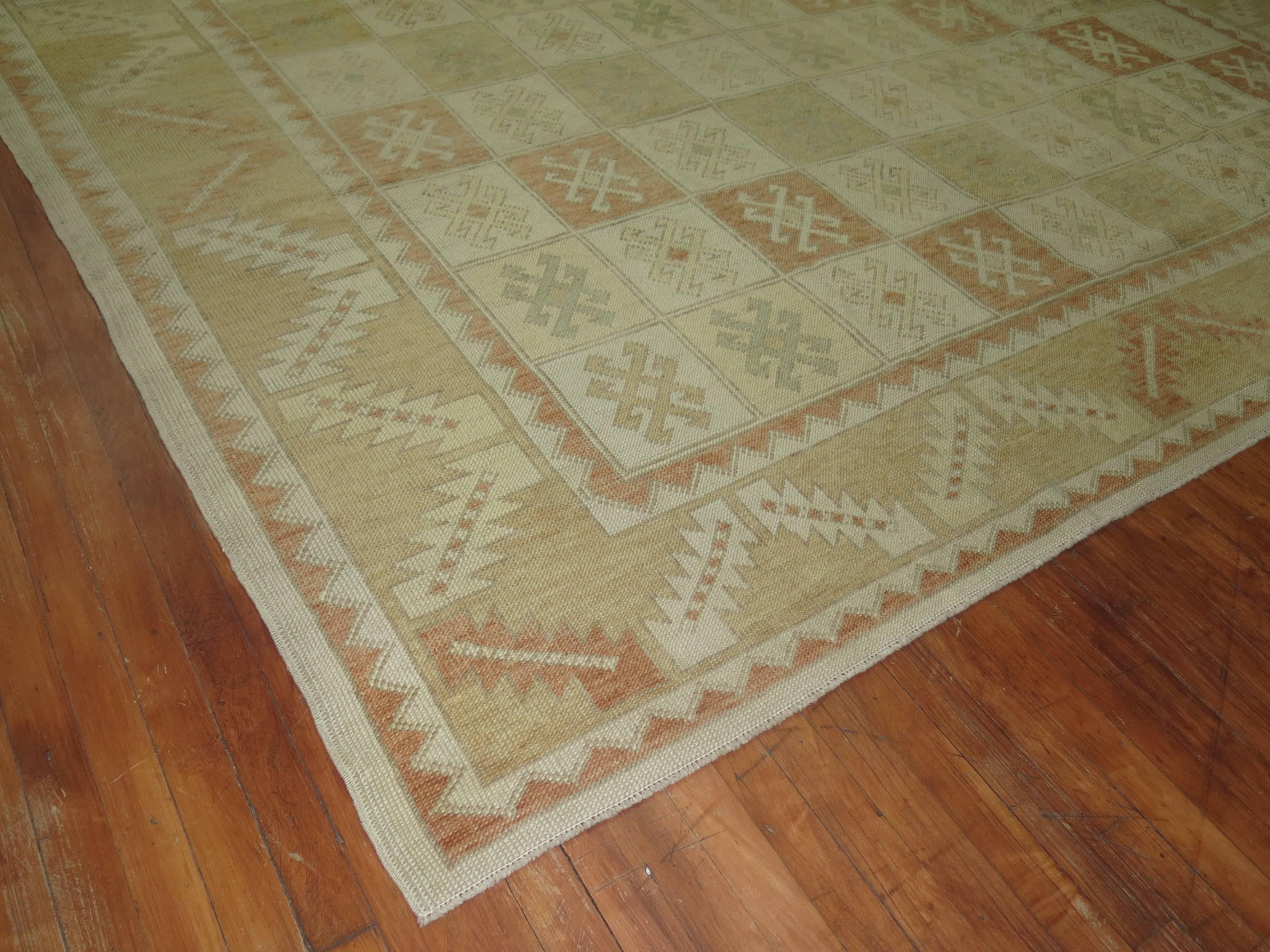 Wool Turkish Anatolian Carpet For Sale