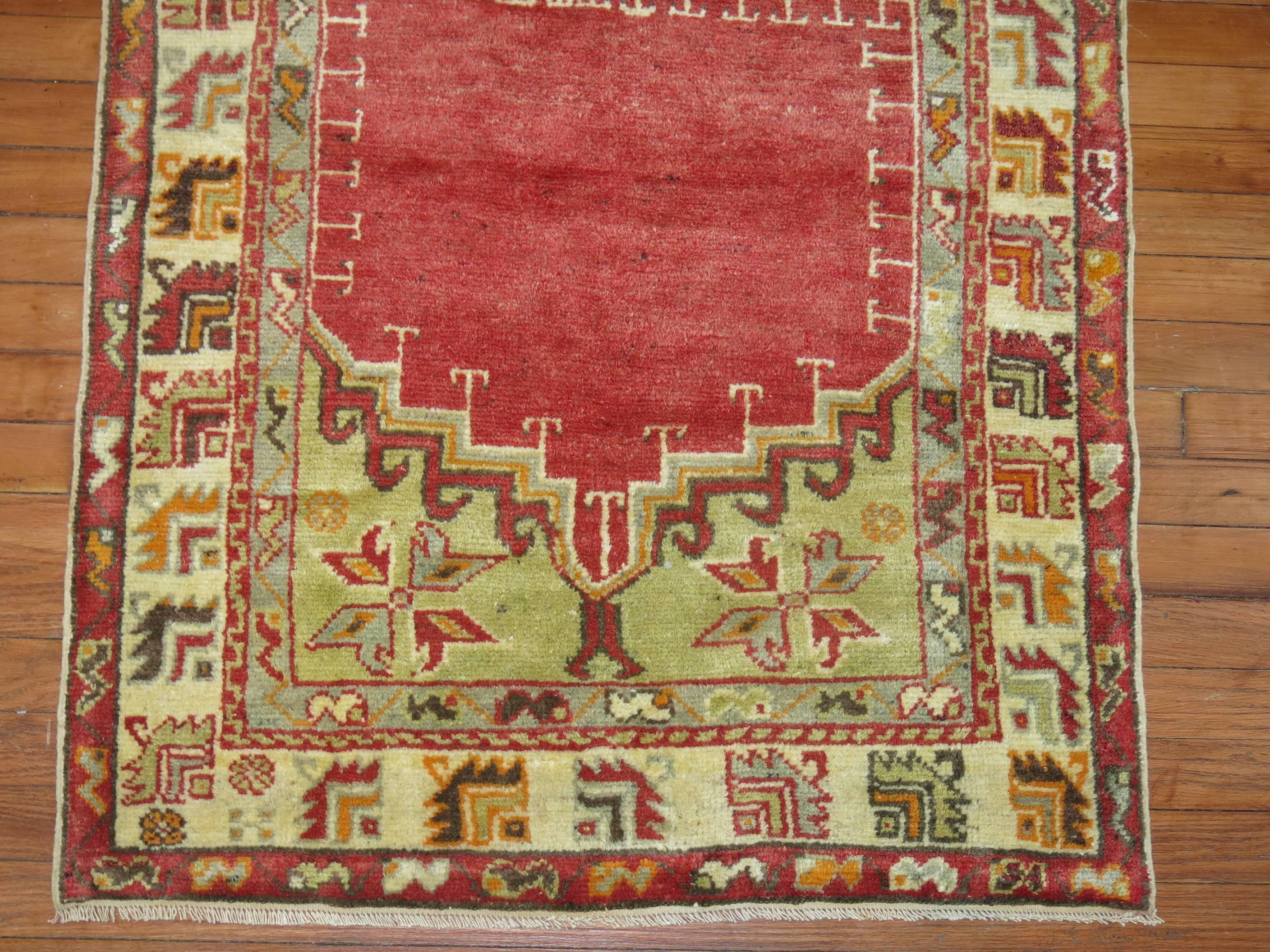 oushak prayer rug