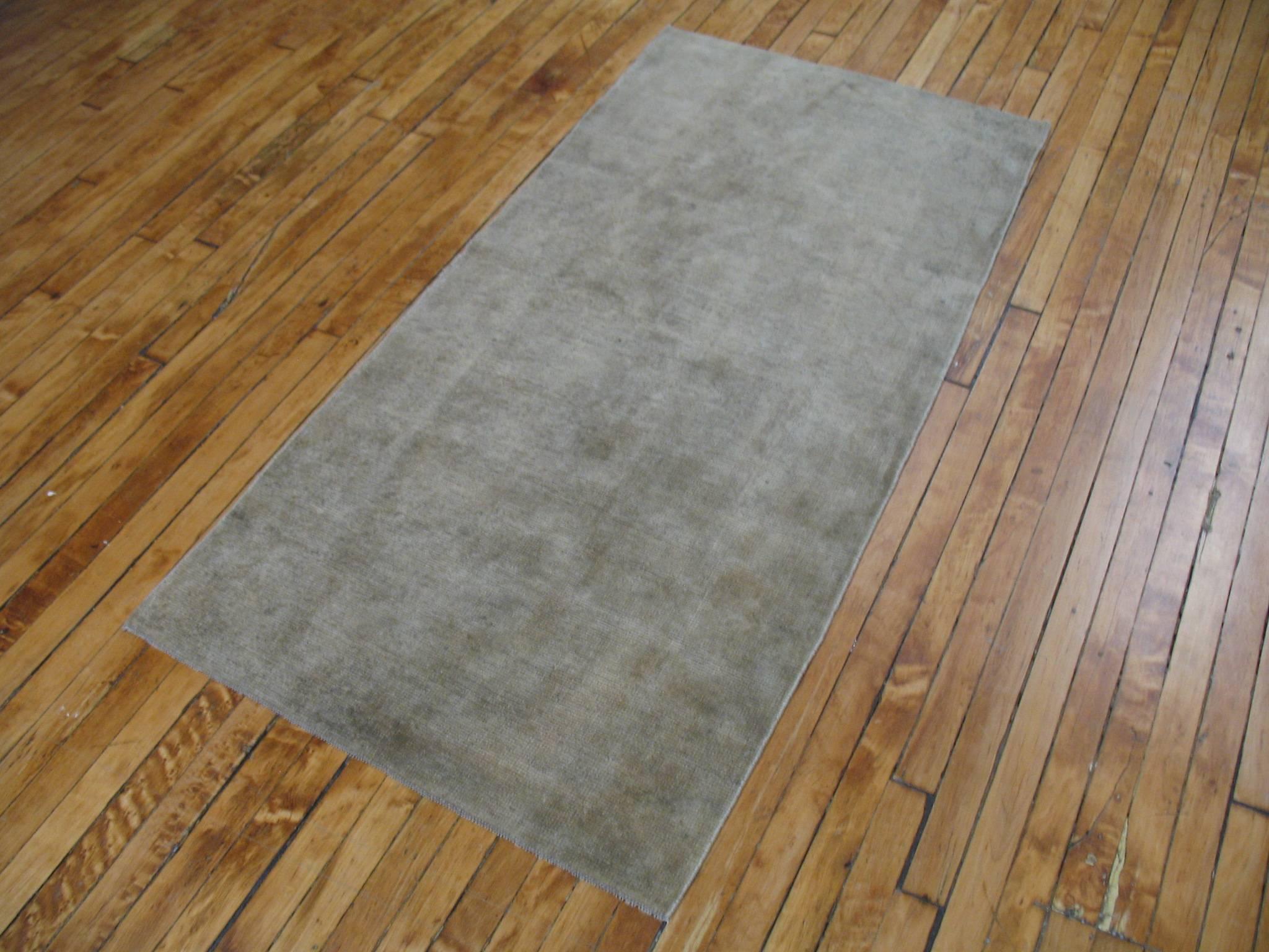 Turkish Oushak Monochromatic Rug In Excellent Condition In New York, NY