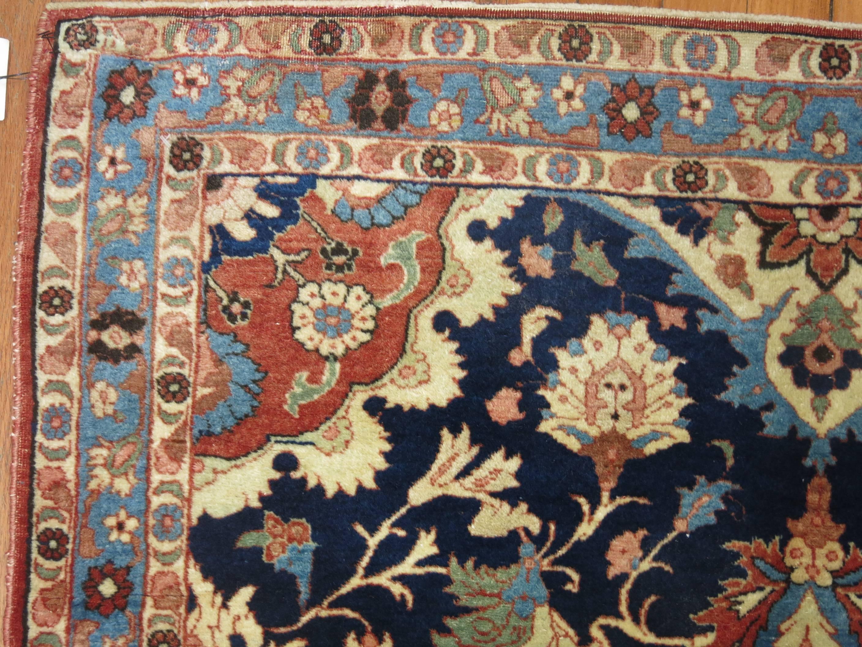 Tabriz Zabihi Collection Persian Isfahan Carpet For Sale
