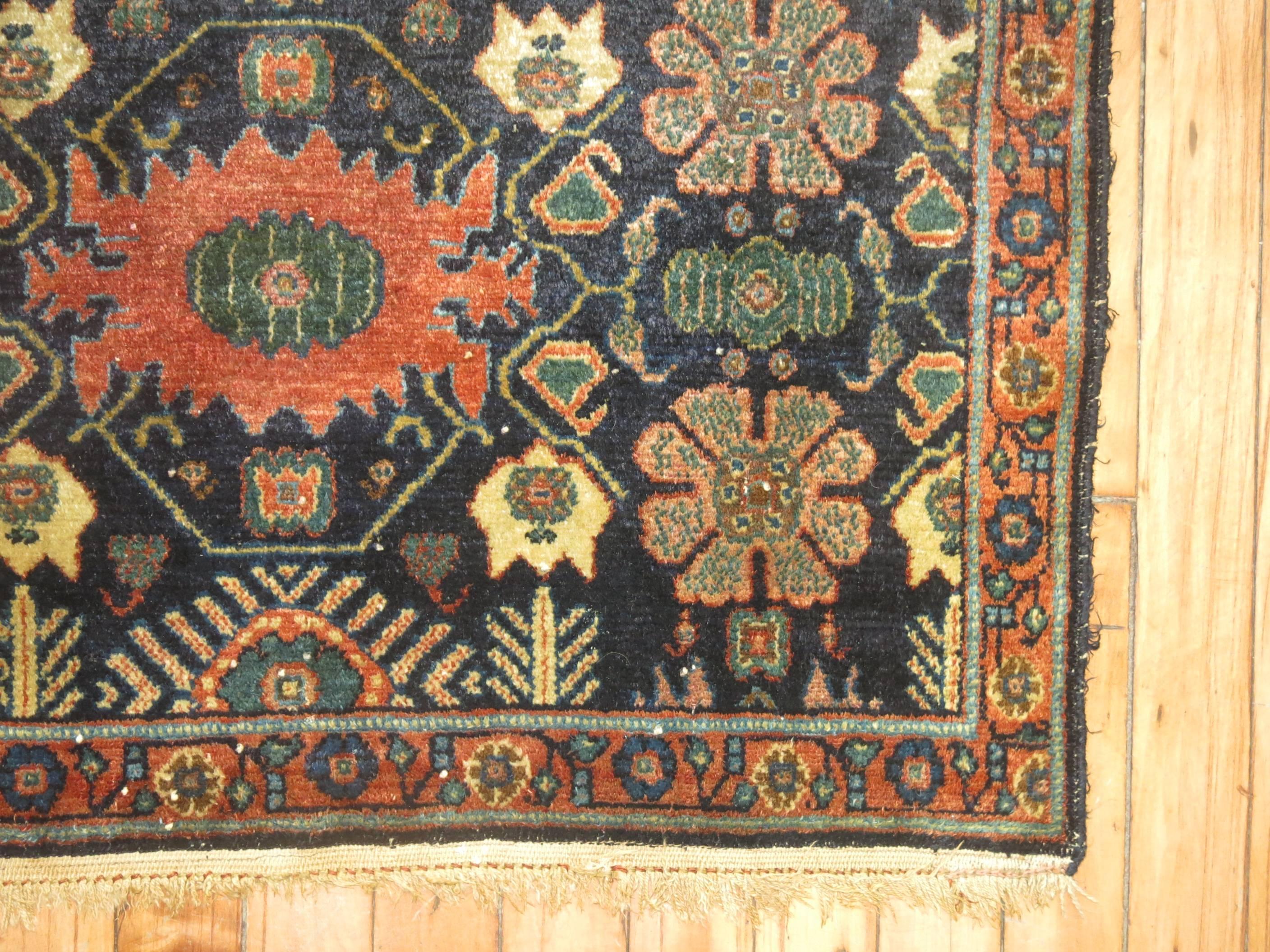 20th Century Antique Persian Senneh Mat