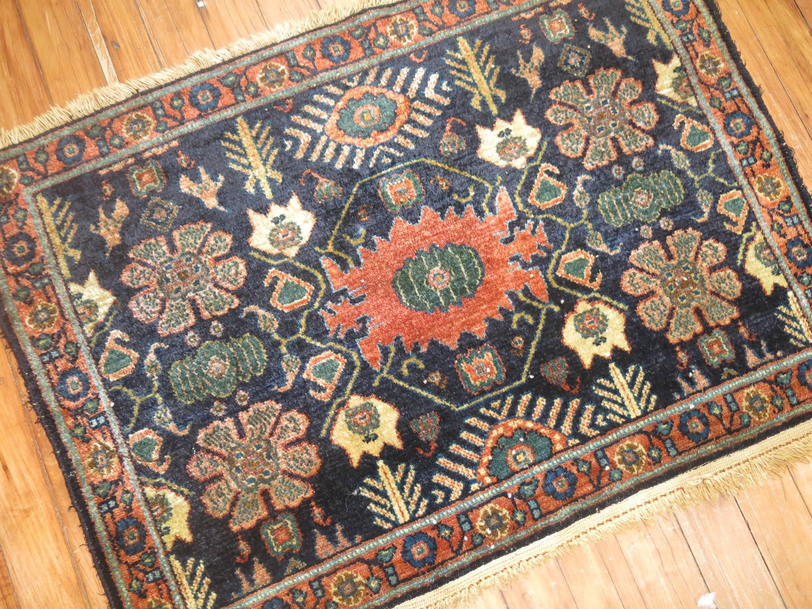 Antique Persian Senneh Mat In Excellent Condition In New York, NY