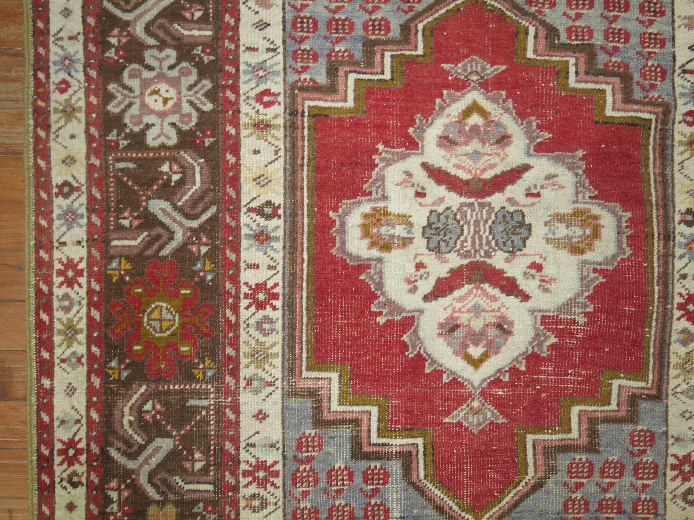 20th Century Vintage Turkish Sivas Rug
