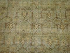 Zabihi Collection Large Antique Persian Isfahan Carpet