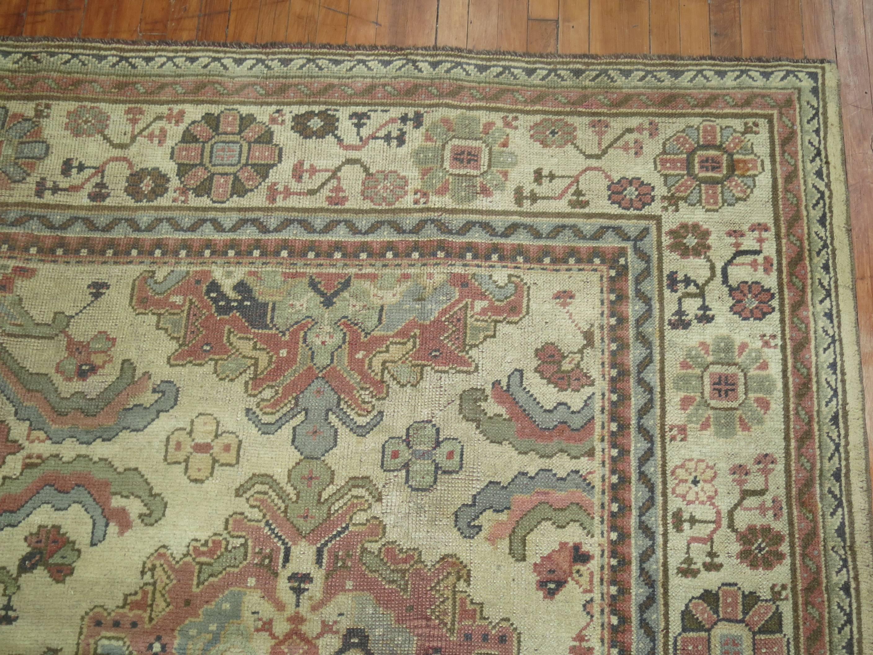 Turkish Oushak Carpet 1