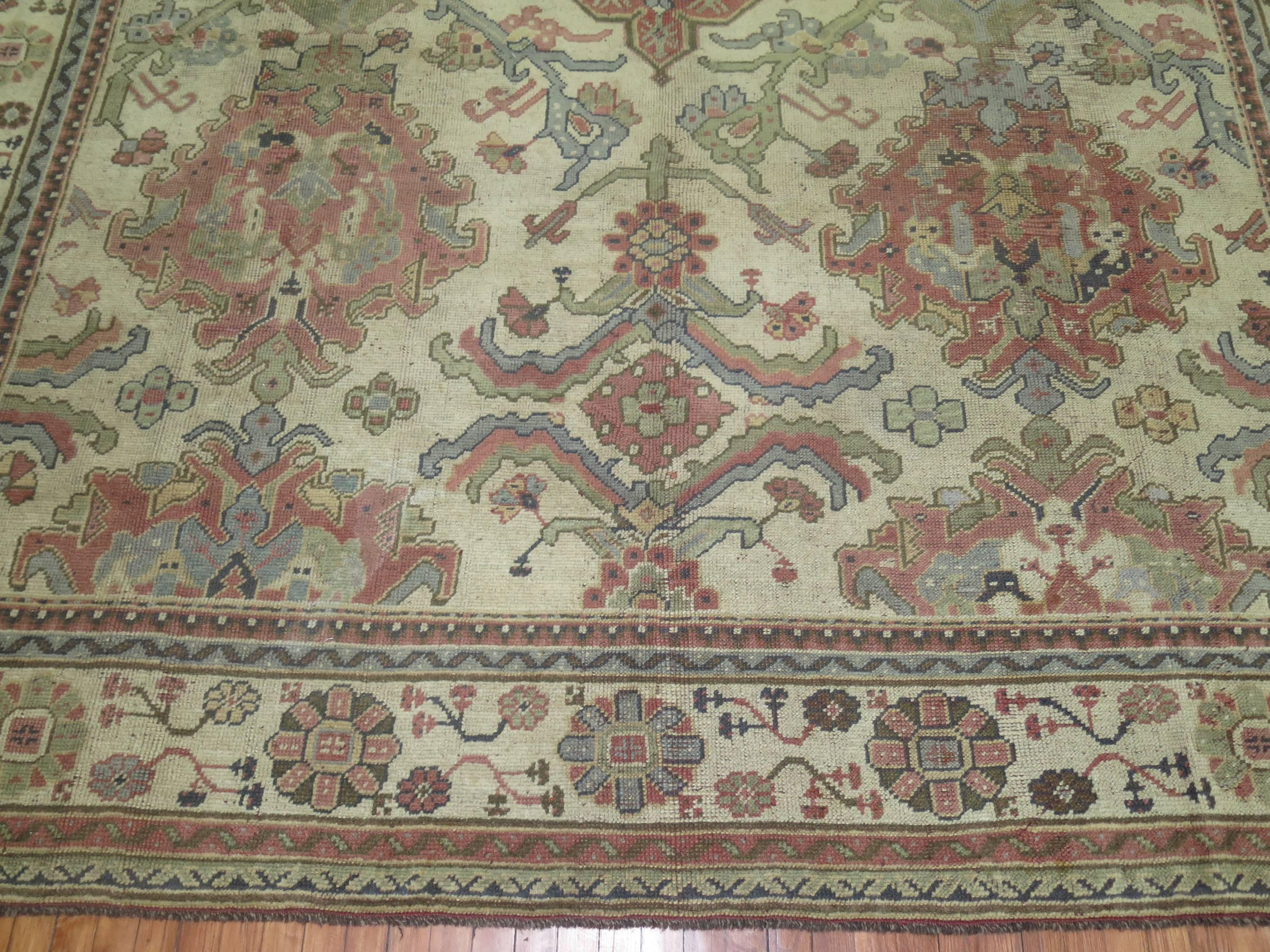 Turkish Oushak Carpet 3