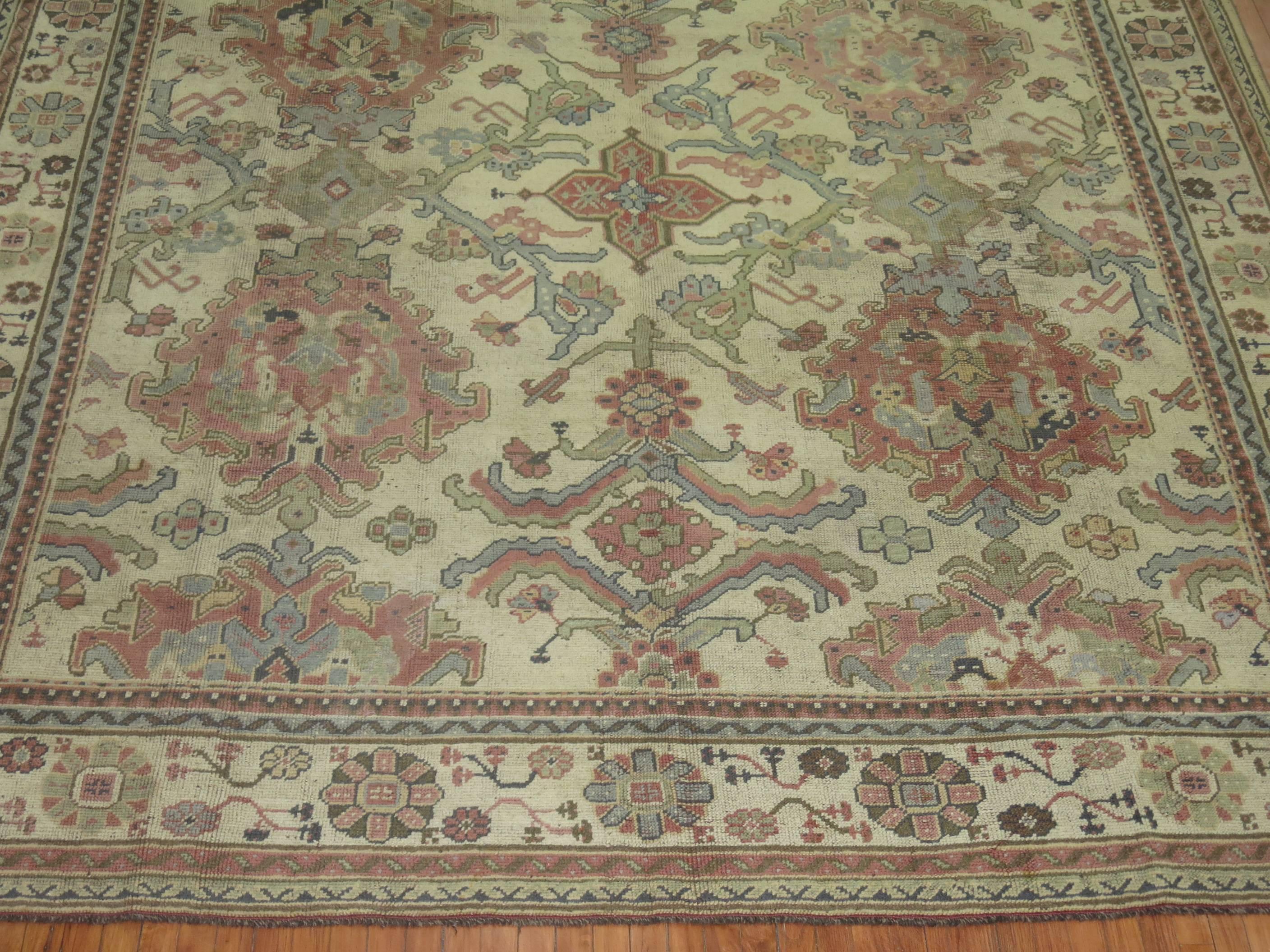 Turkish Oushak Carpet 2